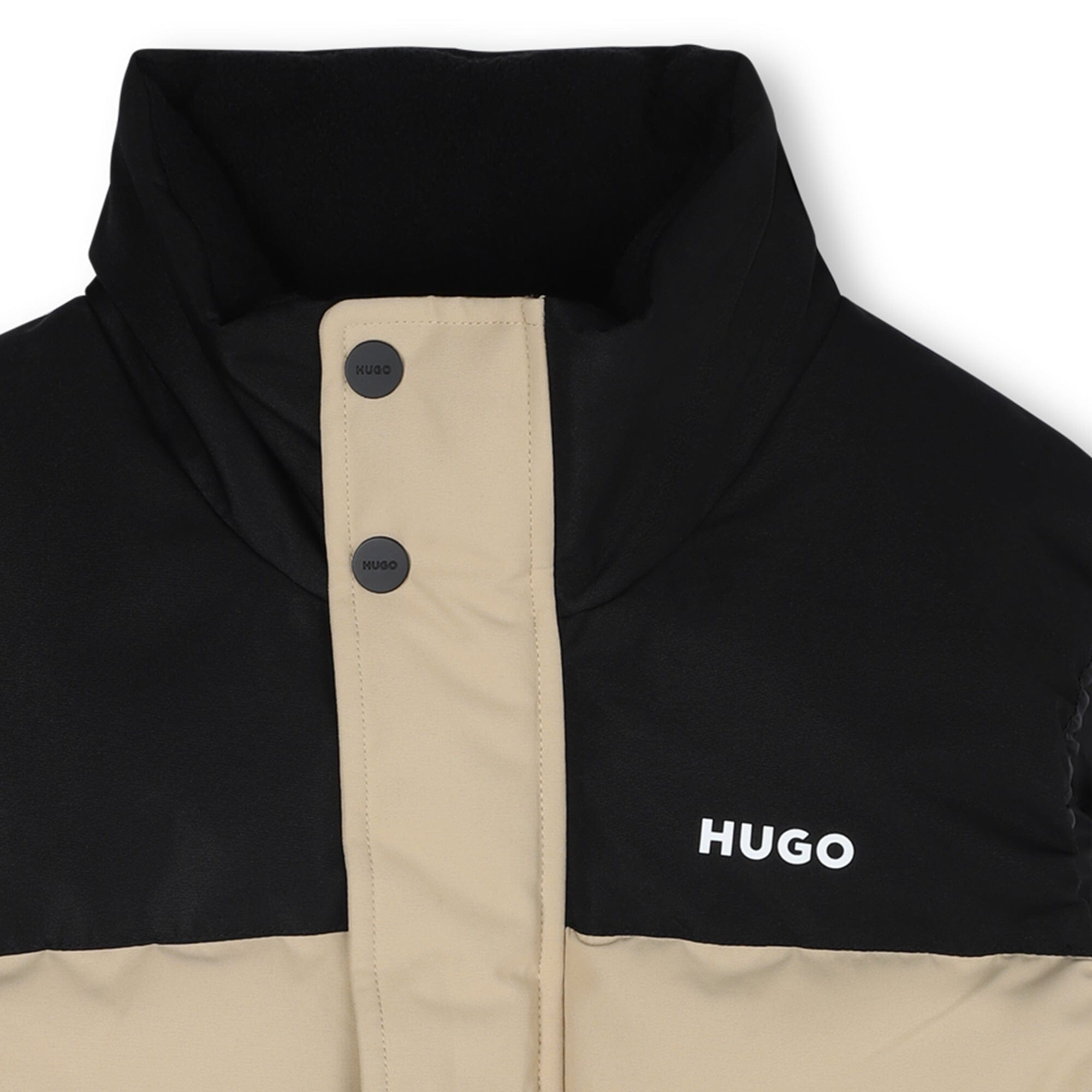 HUGO warme Steppweste beige/schwarz Jacken und Mäntel HUGO