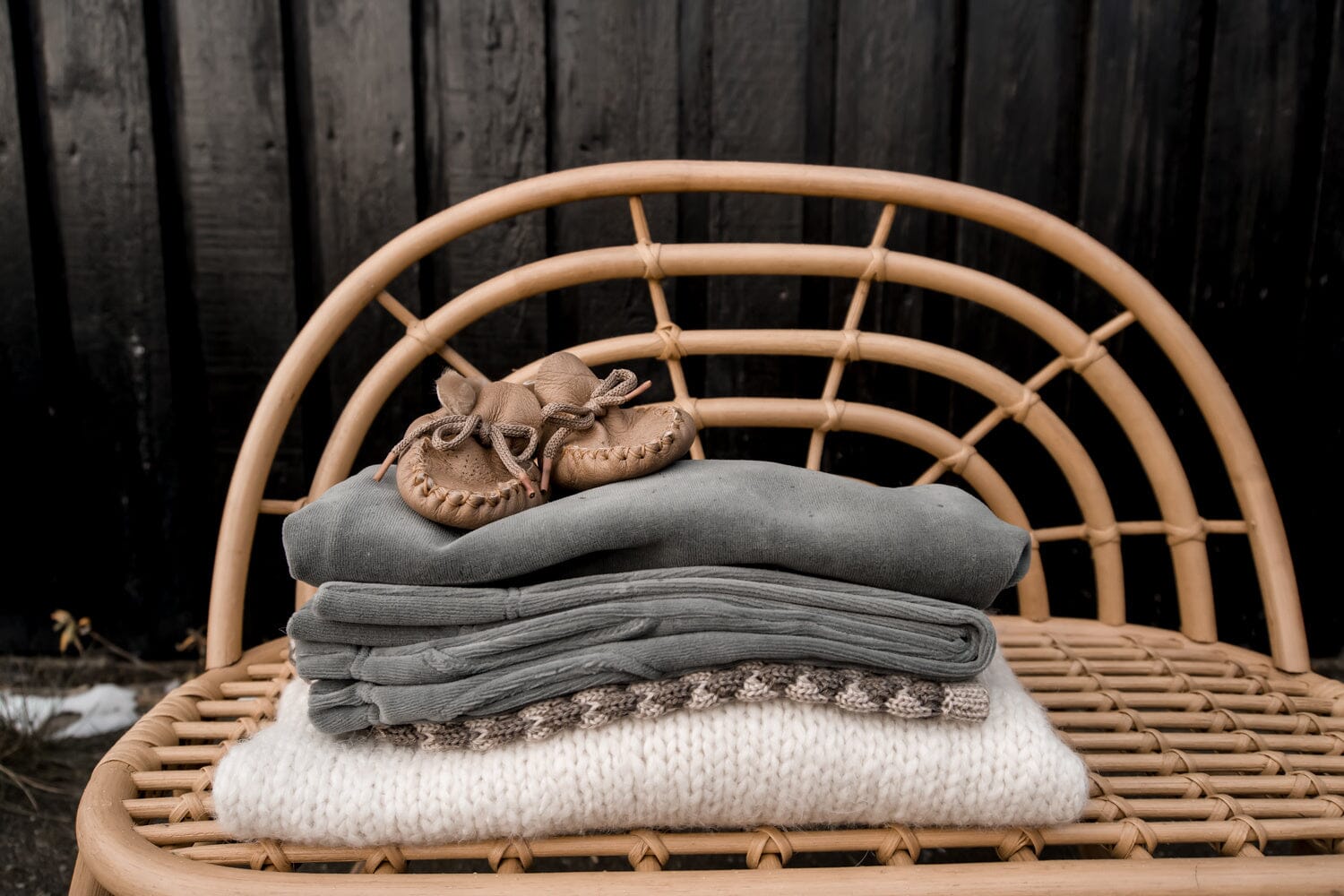 Huttelihut Leder Krabbelschuhe Farbe Camel aus Schaffell Babyschuhe HUTTEliHUT