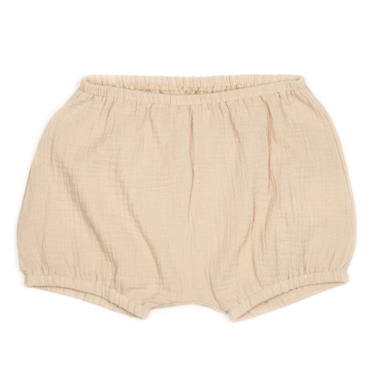 HUTTELiHUT Shorts BAGGY camel aus Baumwollmusselin Bloomer HUTTEliHUT