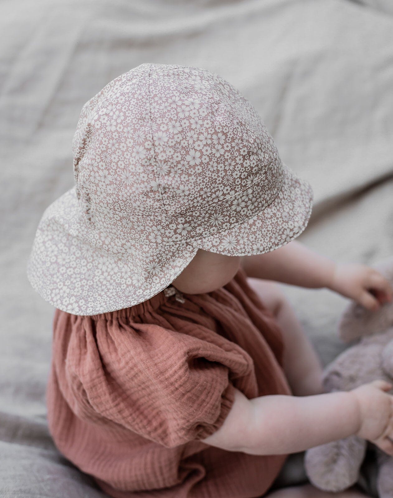 Huttelihut Sonnenhut SAFARI in Rosa Hüte HUTTEliHUT