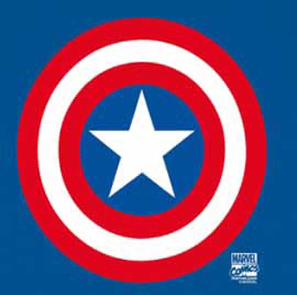 LOGOSHIRT T-Shirt Shield Captain America Marvel T-Shirt Logoshirt
