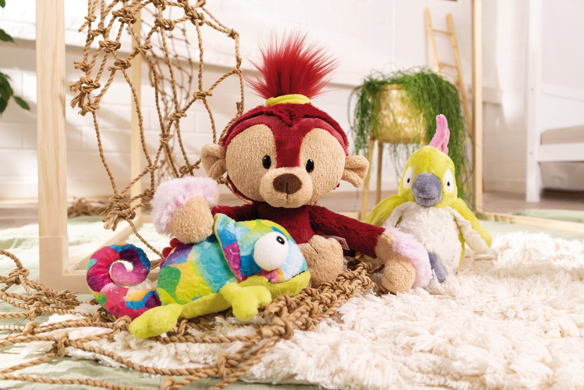 NICI kuscheliges Plüschtier Kakadu Jaya 18cm - GREEN Kuscheltiere NICI