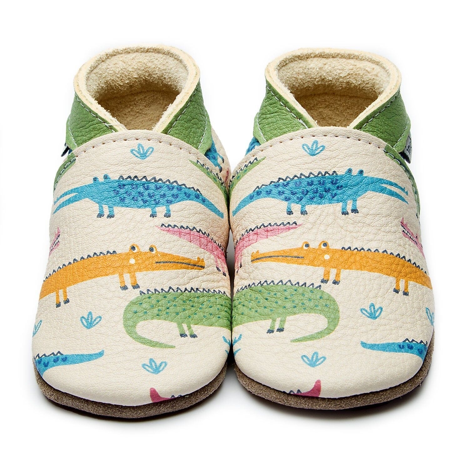 Inch Blue Baby Schuhe / Krabbelschuhe - Alligator Babyschuhe Inch Blue