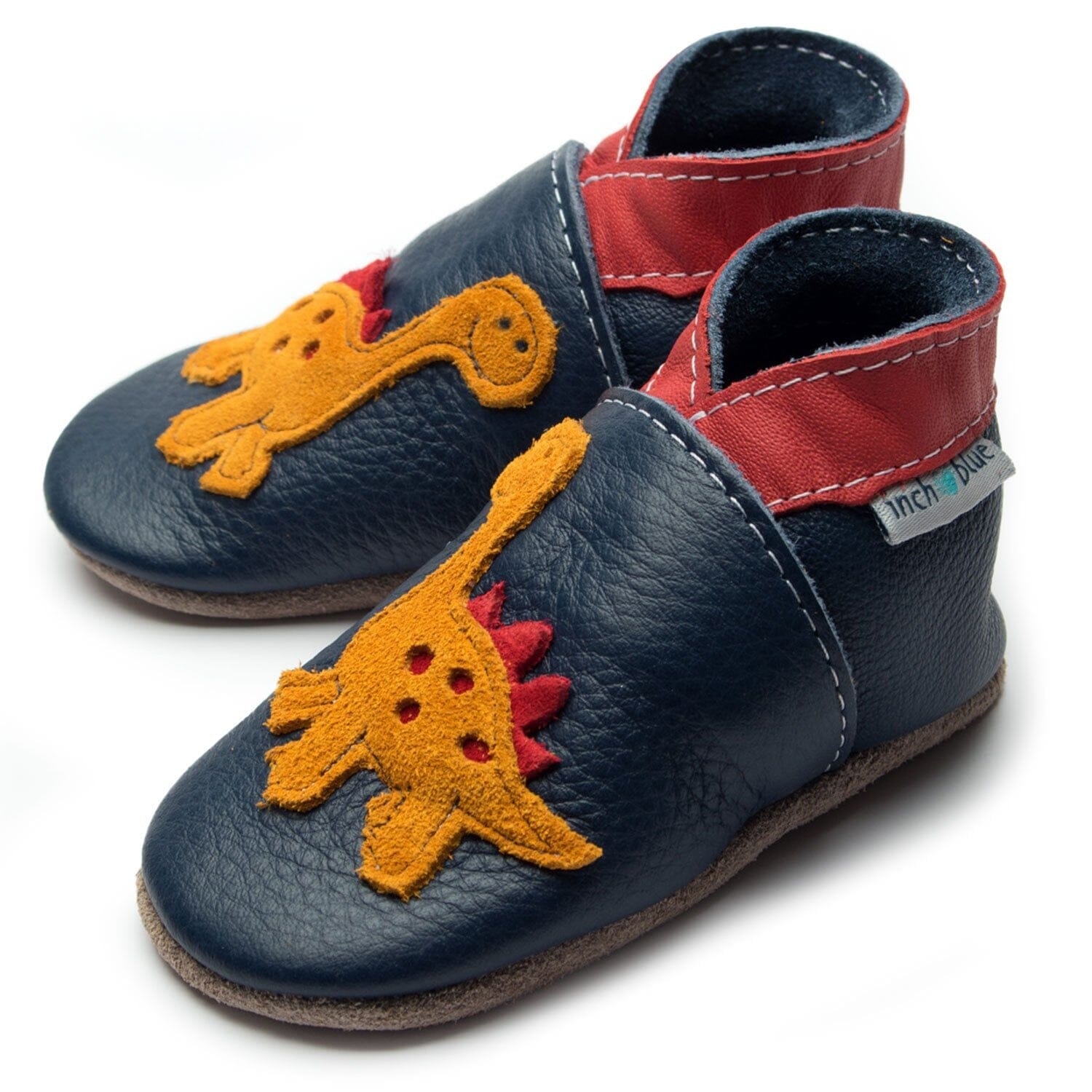 Inch Blue Baby Schuhe / Krabbelschuhe - Dino Babyschuhe Inch Blue