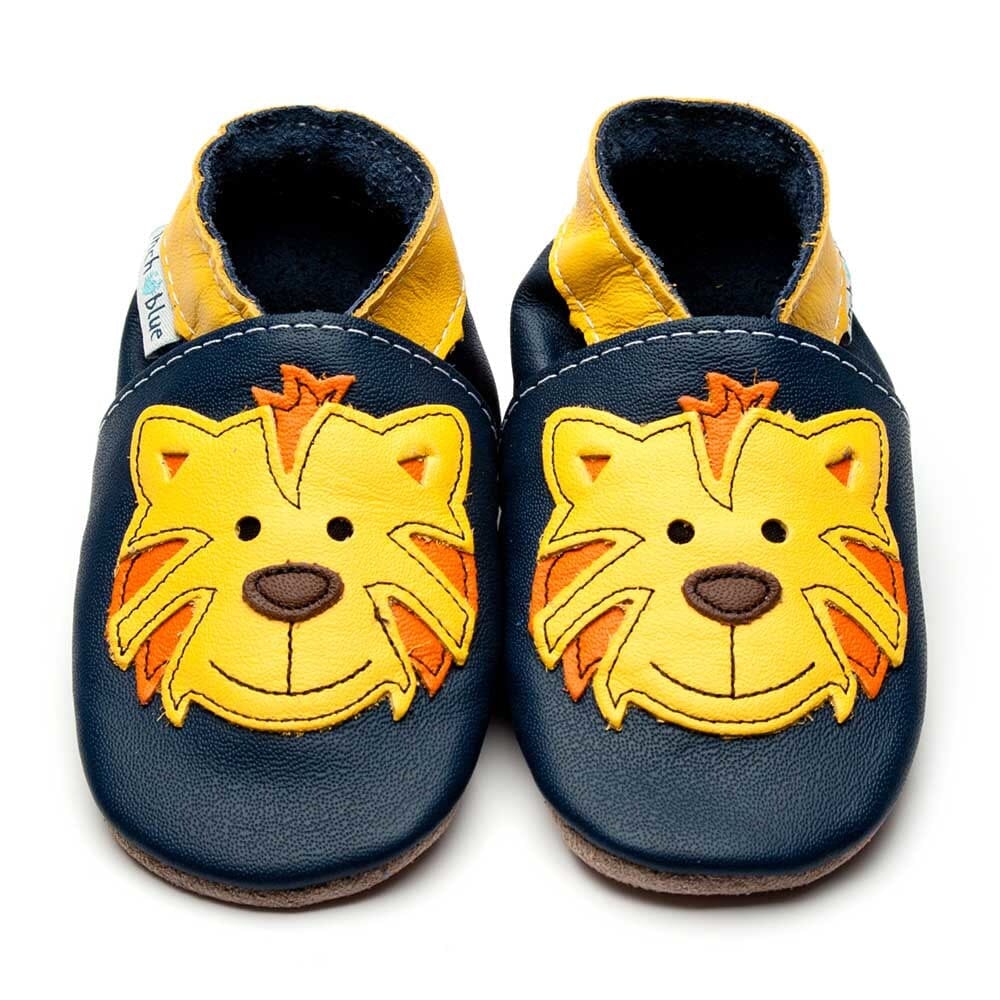 Inch Blue Baby Schuhe / Krabbelschuhe - Tommy Tiger Babyschuhe Inch Blue
