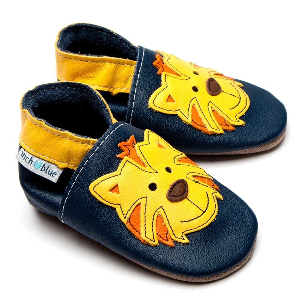 Inch Blue Baby Schuhe / Krabbelschuhe - Tommy Tiger Babyschuhe Inch Blue