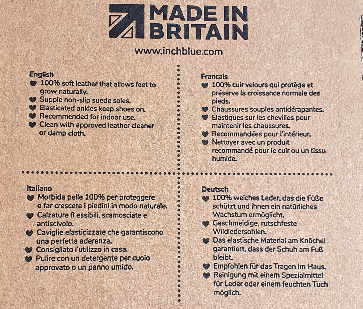 Inch Blue Baby Schuhe / Krabbelschuhe - Tommy Tiger Babyschuhe Inch Blue