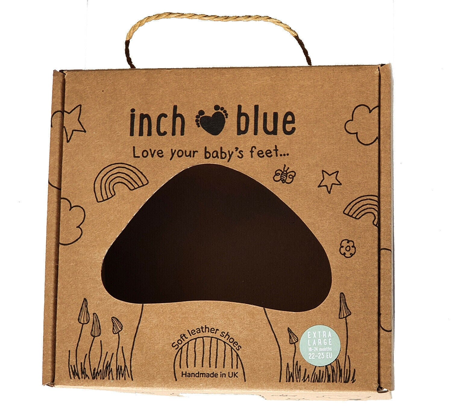 Inch Blue Baby Schuhe / Krabbelschuhe - Tommy Tiger Babyschuhe Inch Blue