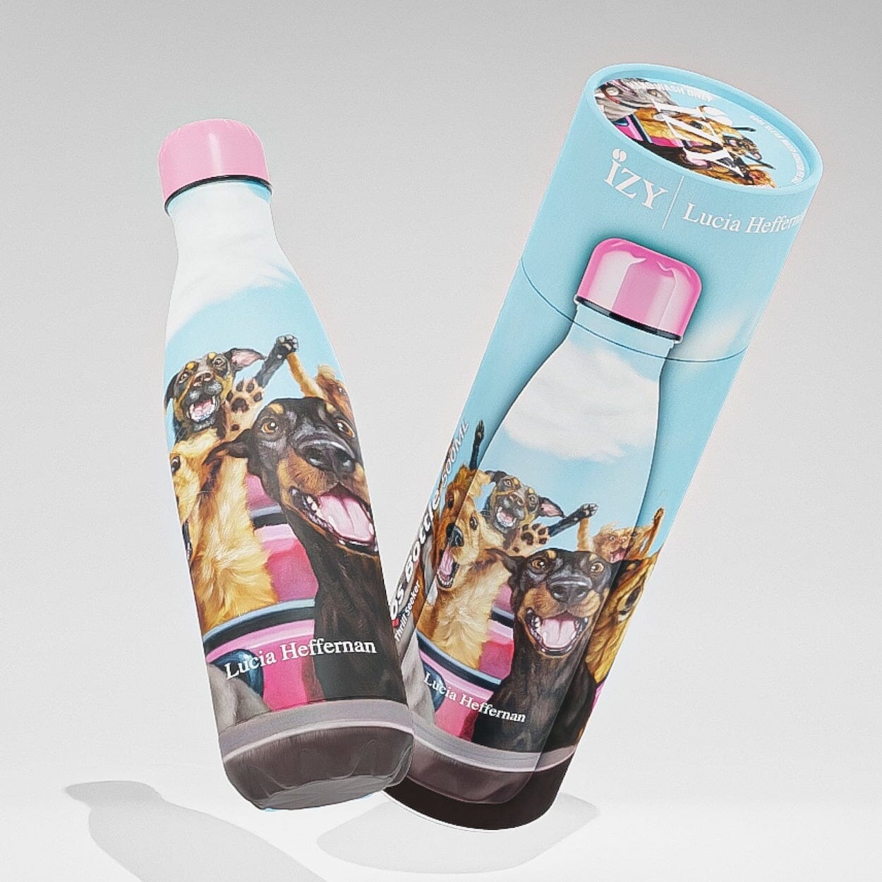 IZY Bottles Trinkflasche Abenteuerlustige von Lucia Heffernan 500ml mehrfarbig nachhaltig Trinkflaschen IZY Bottles