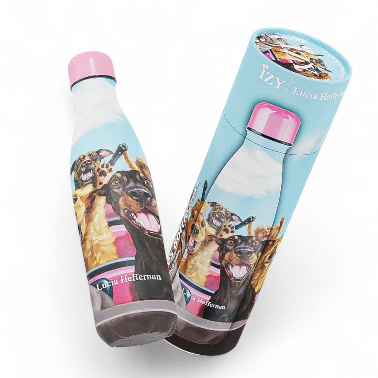 IZY Bottles Trinkflasche Abenteuerlustige von Lucia Heffernan 500ml mehrfarbig nachhaltig Trinkflaschen IZY Bottles