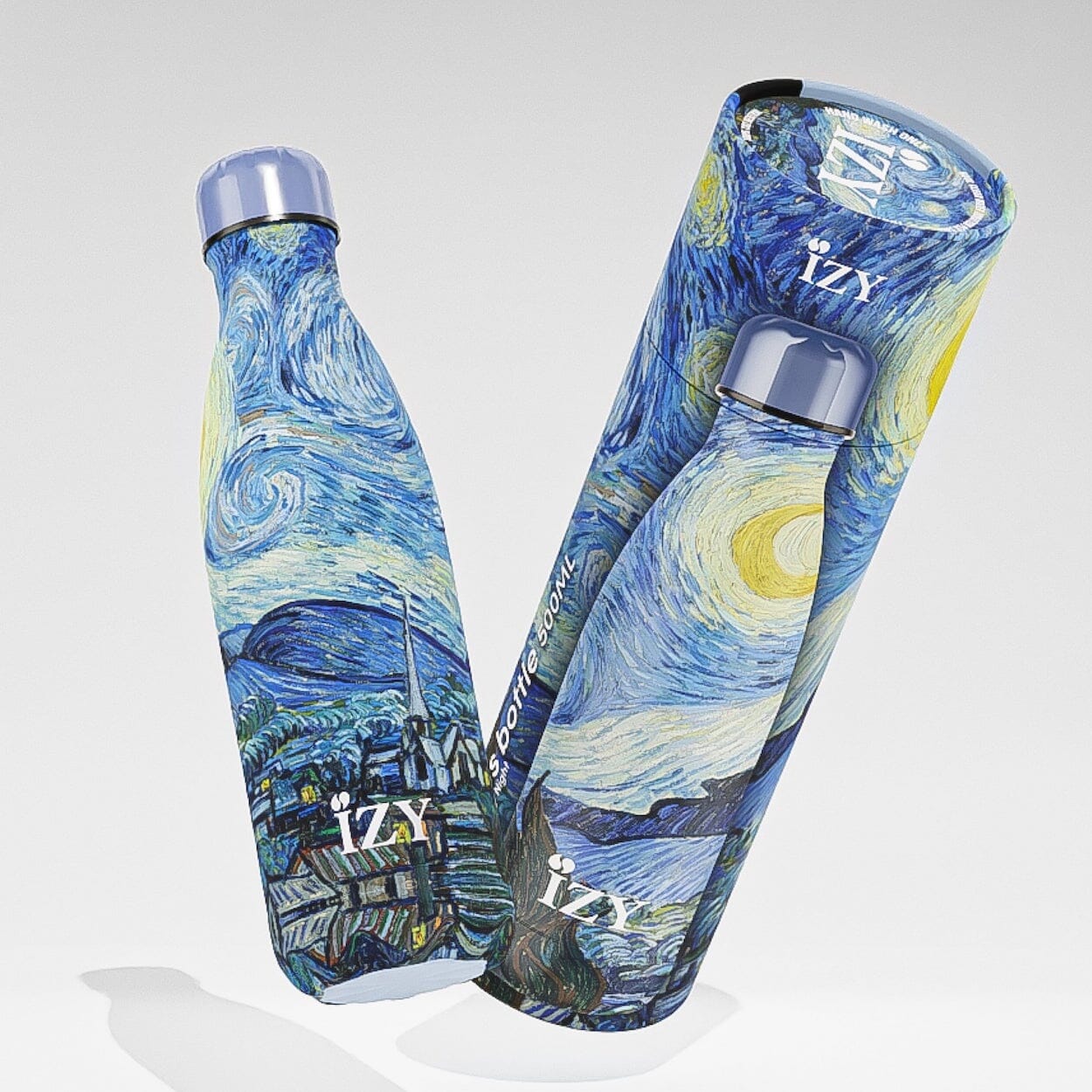IZY Bottles Trinkflasche Sternennacht Van Gogh 500ml 500ml mehrfarbig nachhaltig Trinkflaschen IZY Bottles