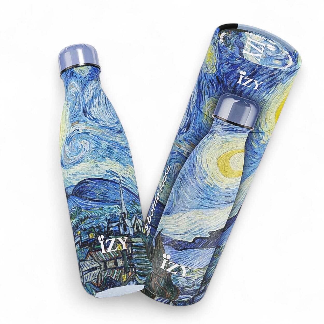 IZY Bottles Trinkflasche Sternennacht Van Gogh 500ml 500ml mehrfarbig nachhaltig Trinkflaschen IZY Bottles