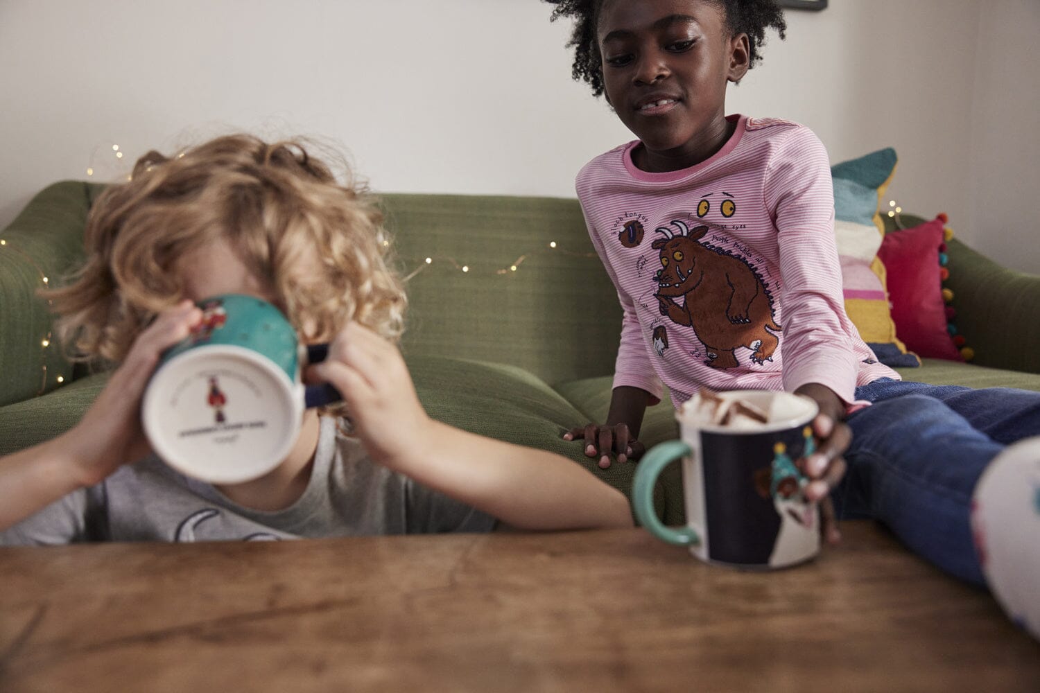 TOM JOULE Langarmshirt Ava Gruffalo rosa weiß gestreift Langarmshirt TOM JOULE