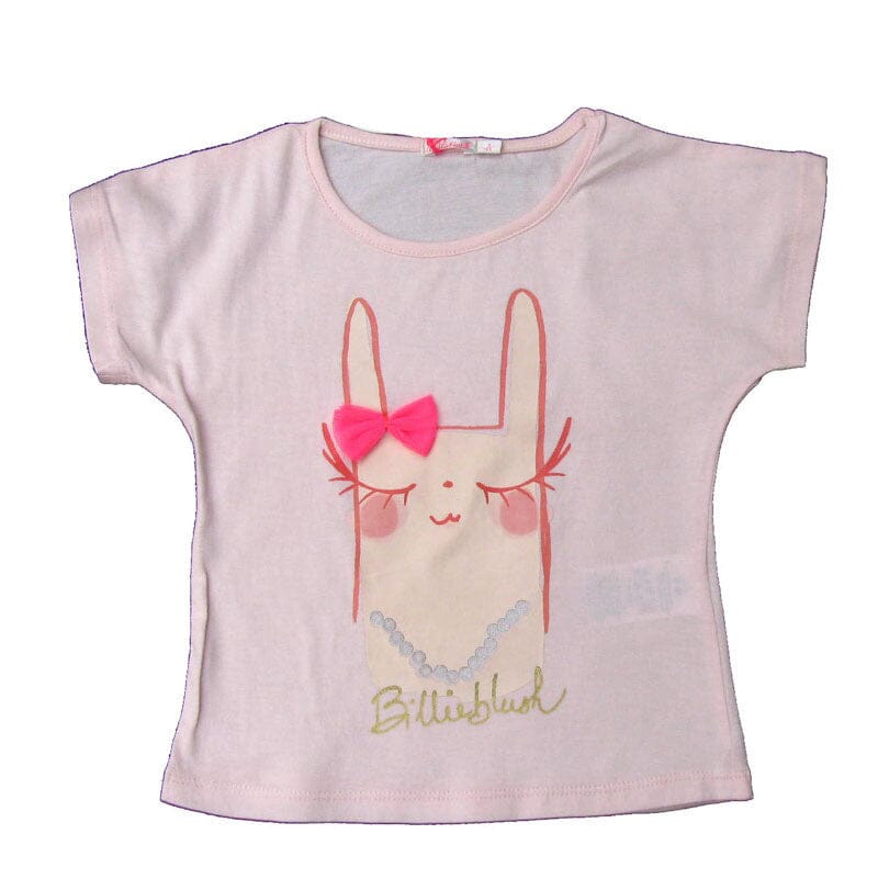 Billieblush T-Shirt Hase mit Schleifchen rosa T-Shirt Billieblush