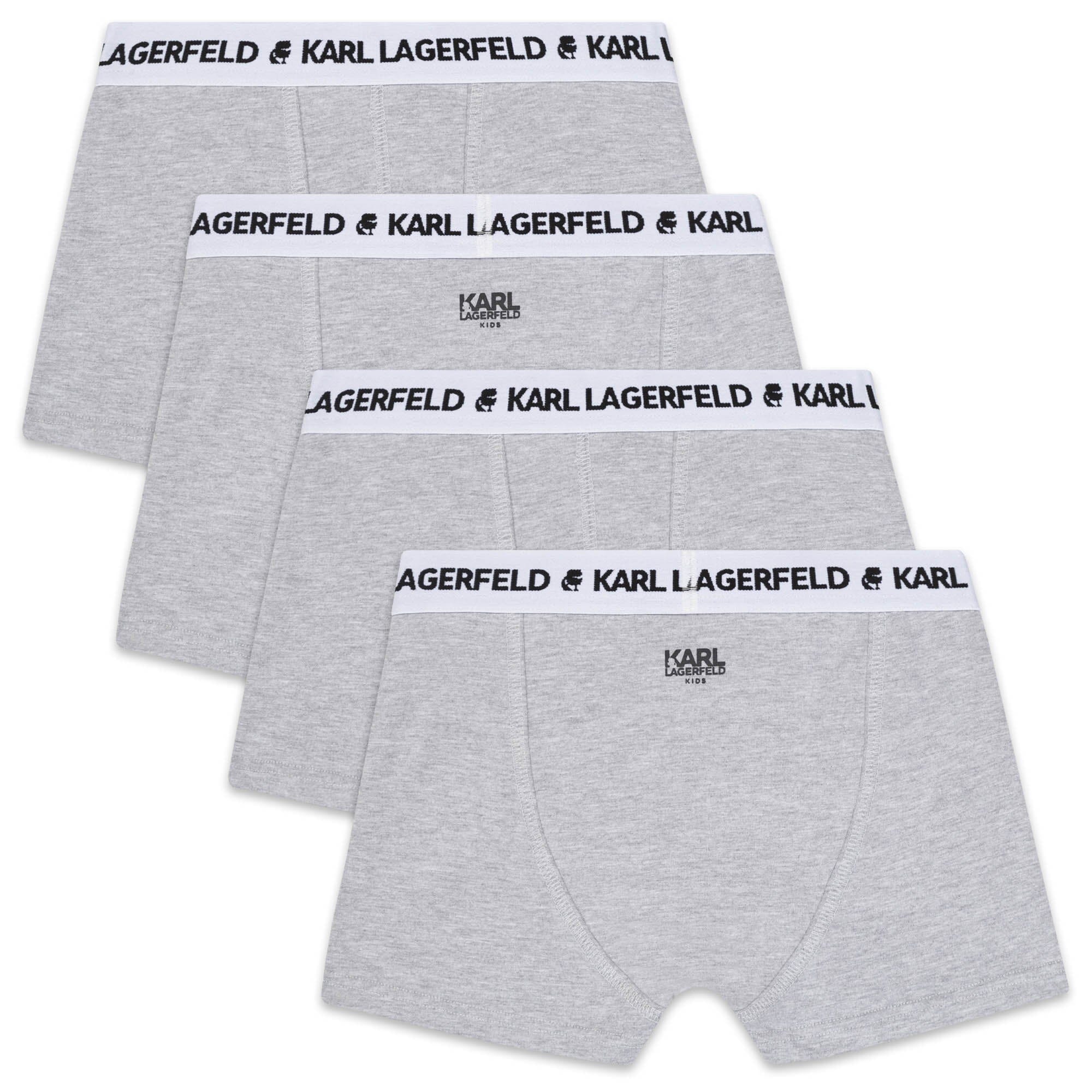 Karl Lagerfeld Boxer Shorts Set 2er Pack Kids mit Logo Unterwäsche Karl Lagerfeld