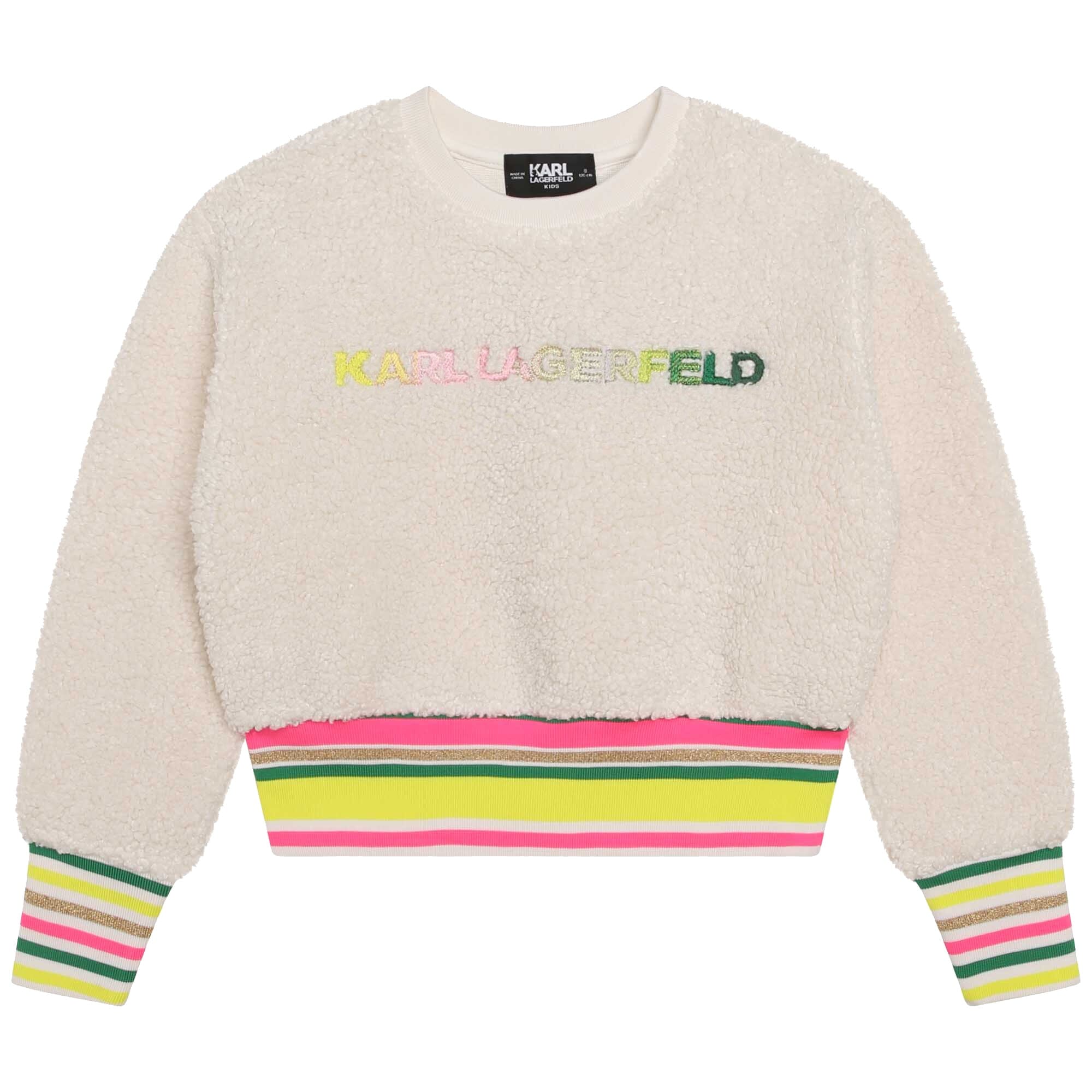 KARL LAGERFELD KIDS Sweatshirt weiß Sweatshirt Karl Lagerfeld