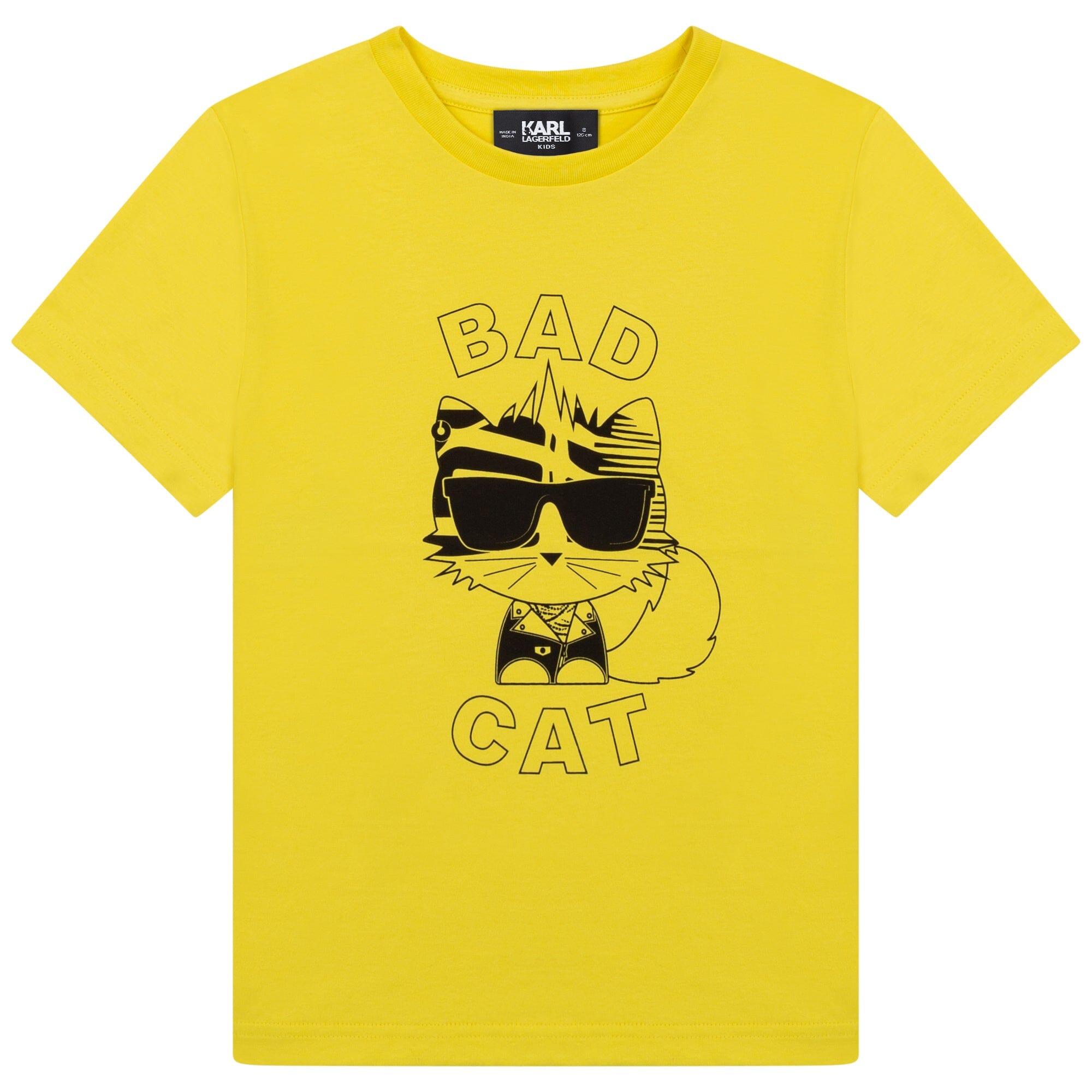 KARL LAGERFELD KIDS T-Shirt Bad Cat Choupette in schwarz T-Shirt Karl Lagerfeld