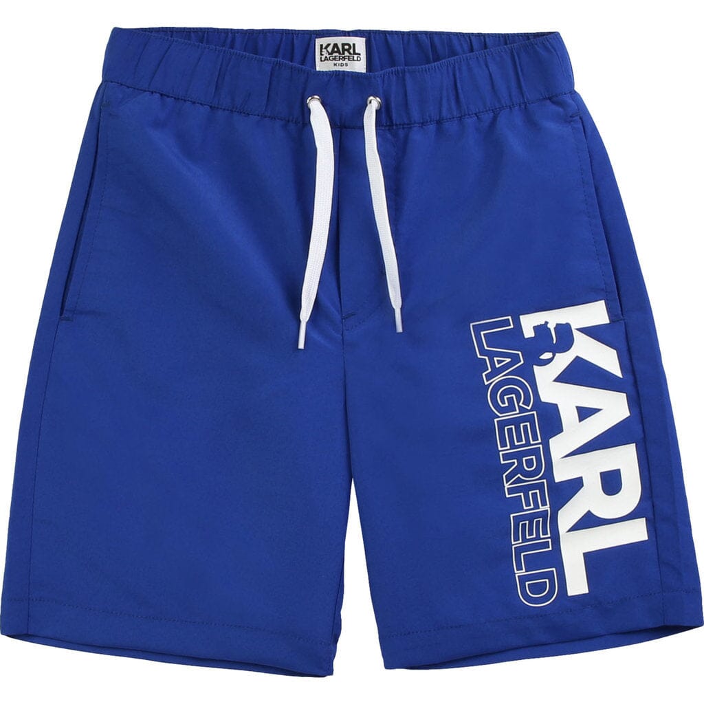 KARL LAGERFELD KIDS Boardshorts blau Badehose Karl Lagerfeld