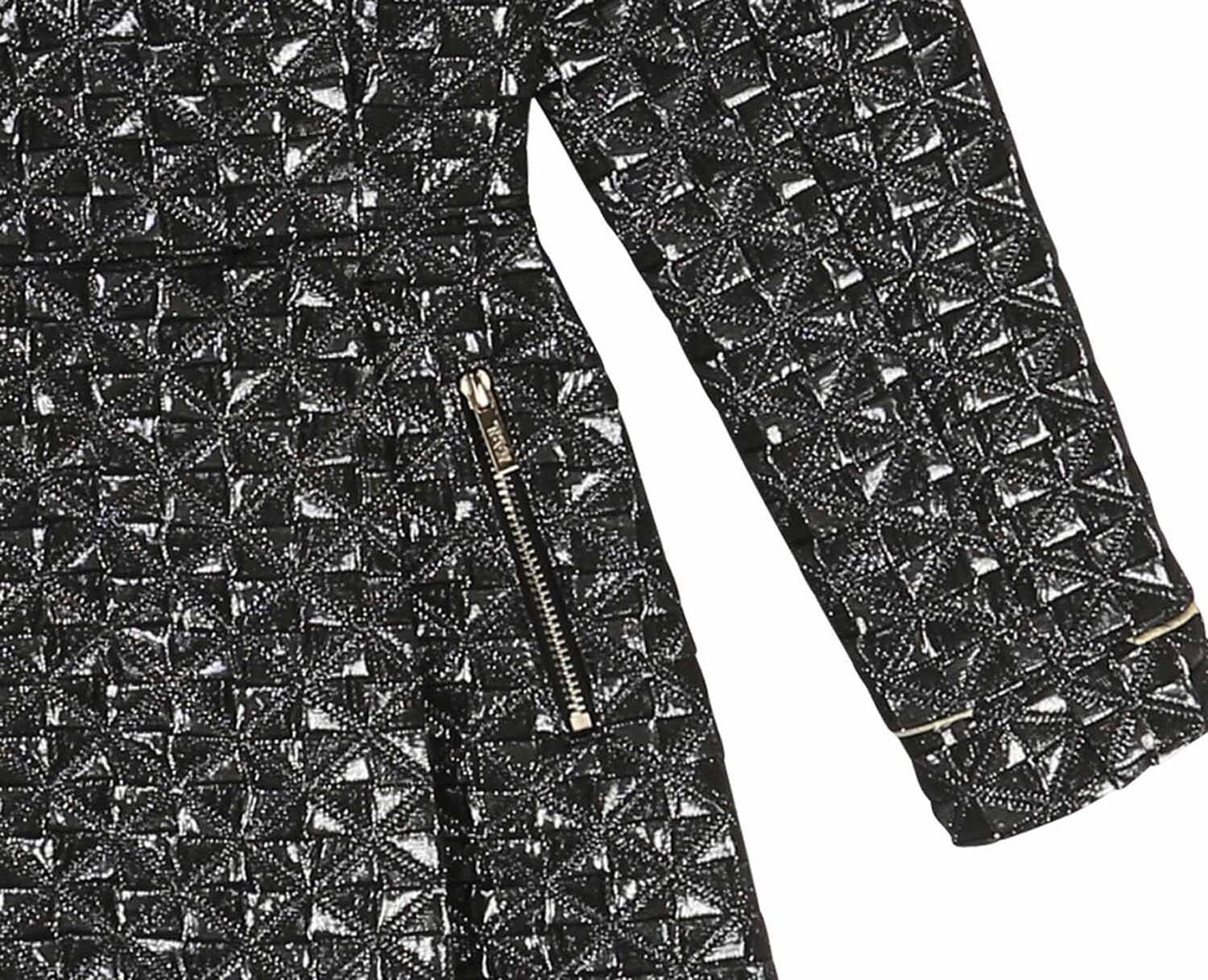 KARL LAGERFELD KIDS Brokat Kleid metallic Kleid Karl Lagerfeld