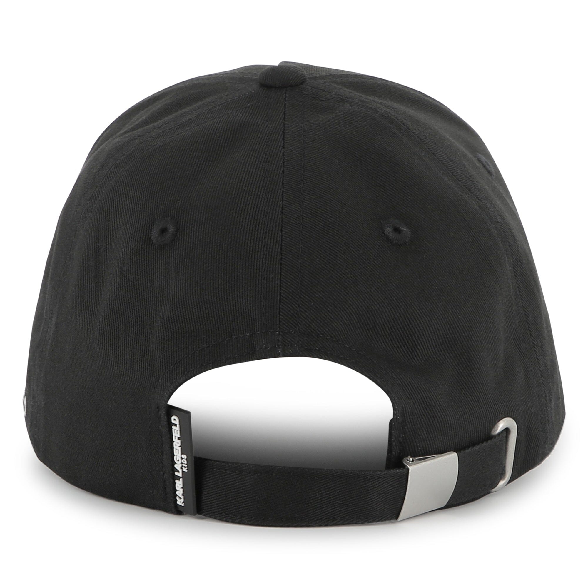 Karl Lagerfeld Kids stylische Cap in schwarz mit weißem Karl-Motiv Cap Karl Lagerfeld