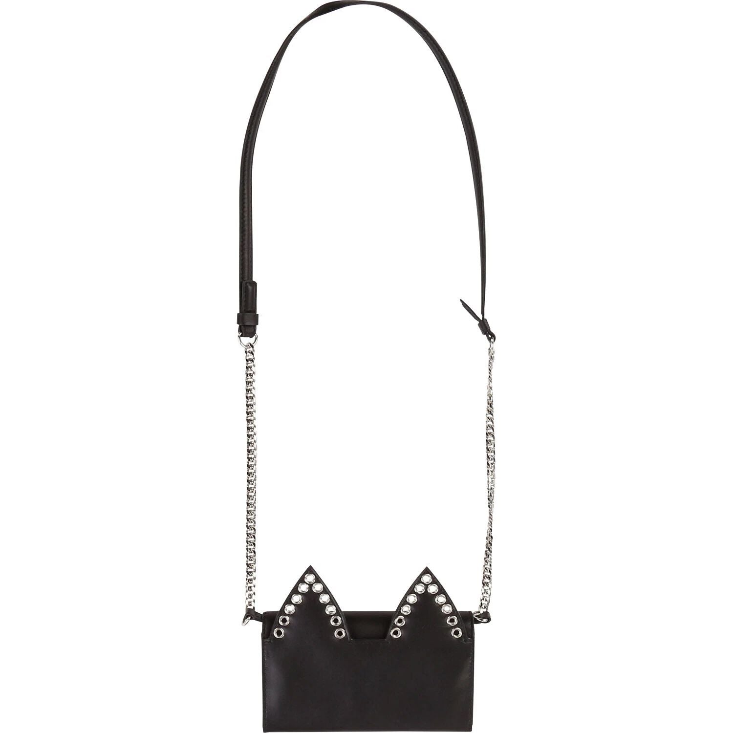 KARL LAGERFELD KIDS echtes Leder Umhängetasche Choupette – schwarz Tasche Karl Lagerfeld