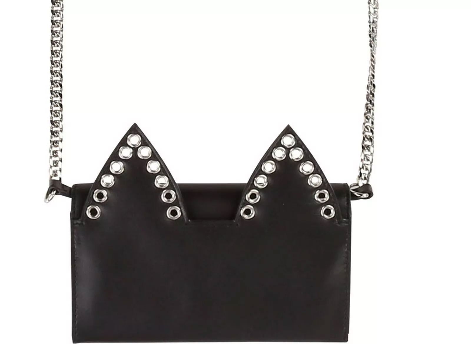 KARL LAGERFELD KIDS echtes Leder Umhängetasche Choupette – schwarz Tasche Karl Lagerfeld