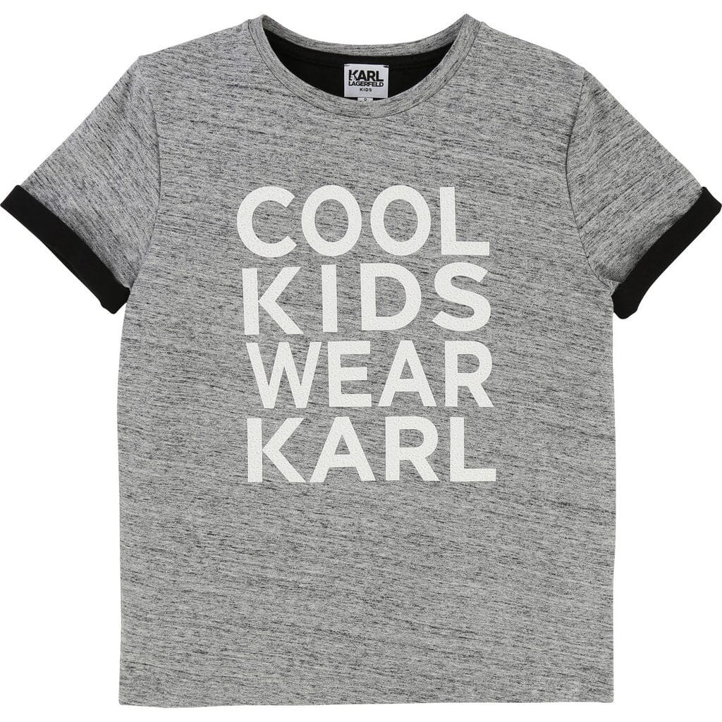 KARL LAGERFELD KIDS T-Shirt Cool Kids grau T-Shirt Karl Lagerfeld