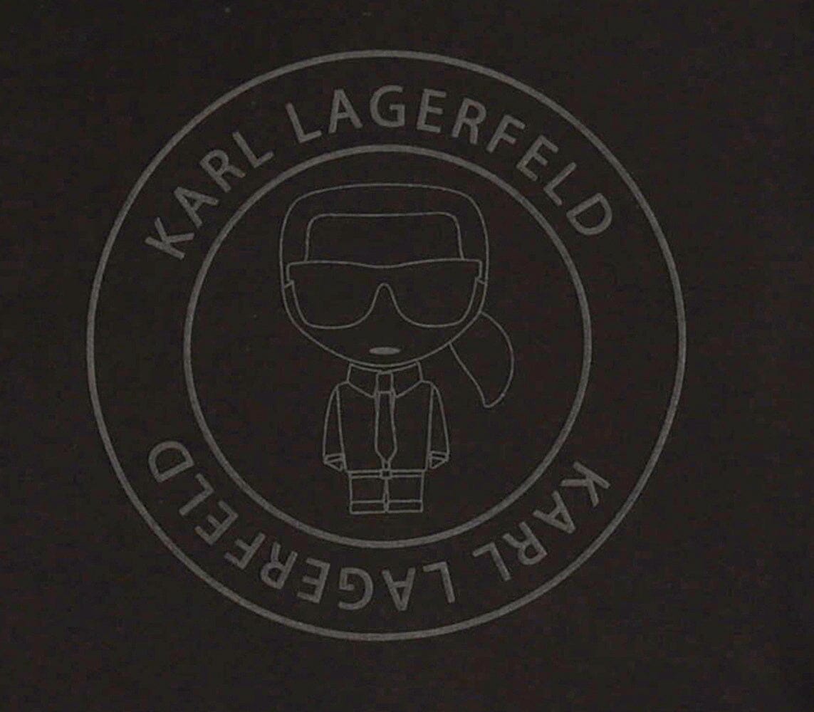 KARL LAGERFELD KIDS Longsleeve ikonic schwarz Langarmshirt Karl Lagerfeld