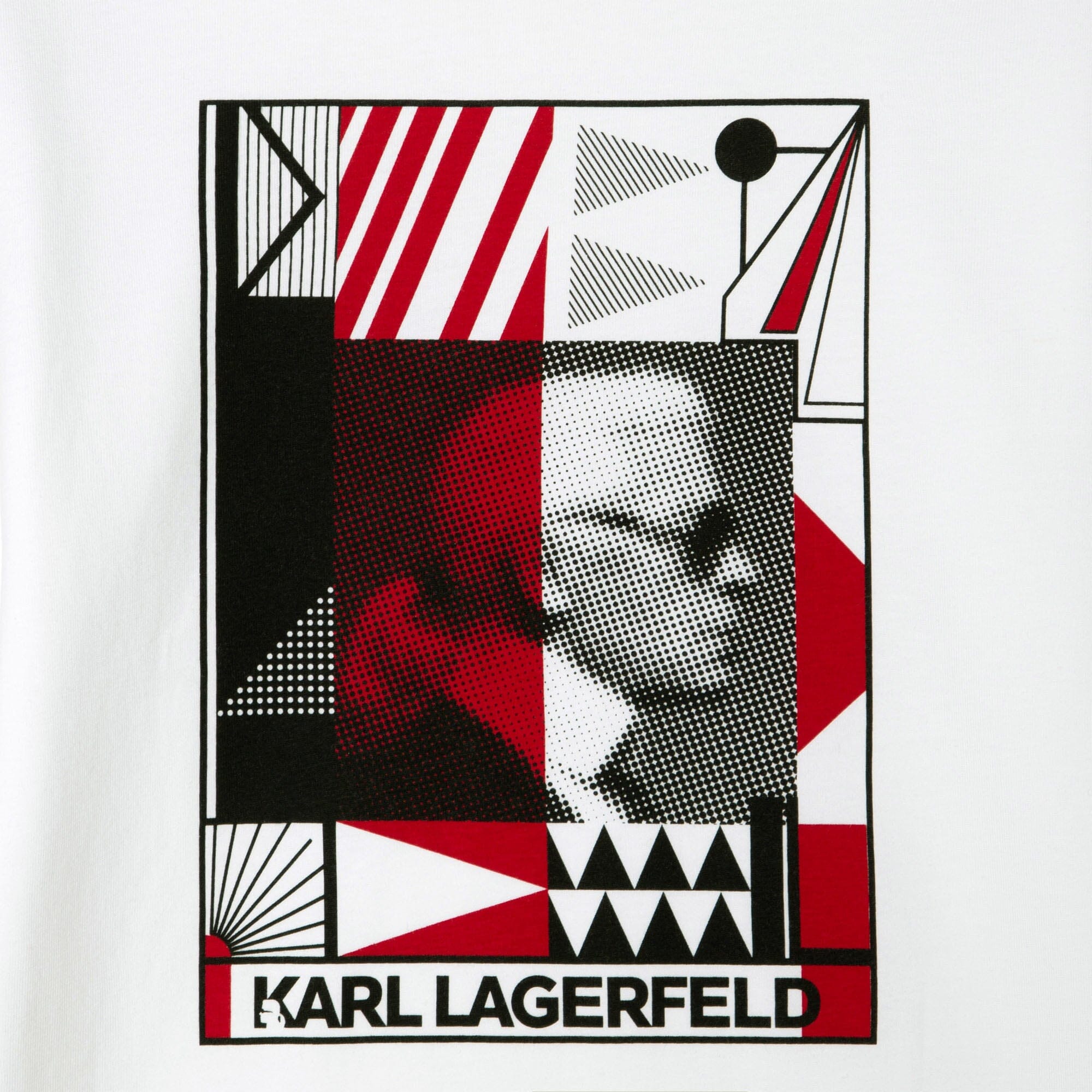 KARL LAGERFELD KIDS Longsleeve Karl Lagerfeld mit geometrischen Formen Langarmshirt Karl Lagerfeld