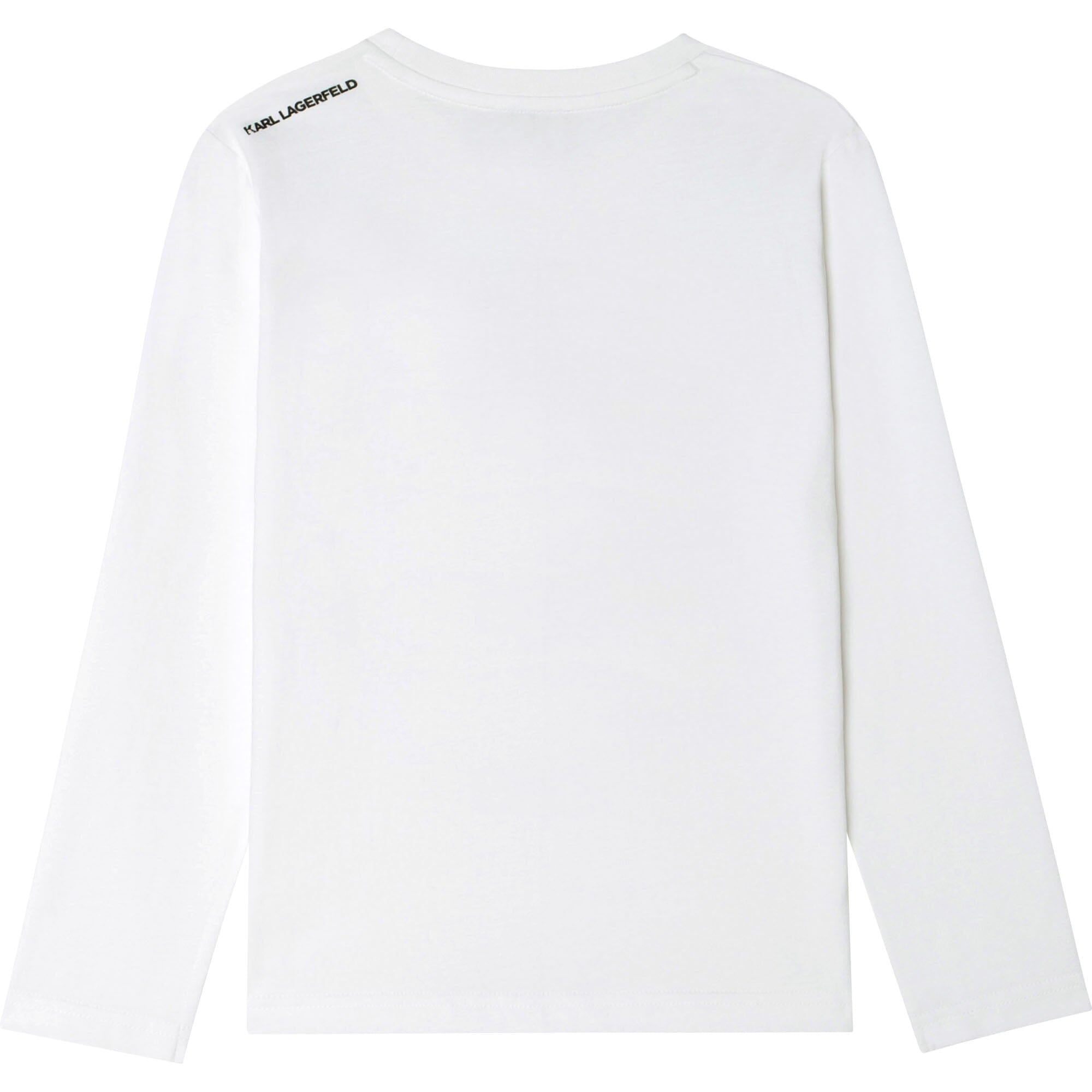 KARL LAGERFELD KIDS Longsleeve Karl Lagerfeld mit geometrischen Formen Langarmshirt Karl Lagerfeld
