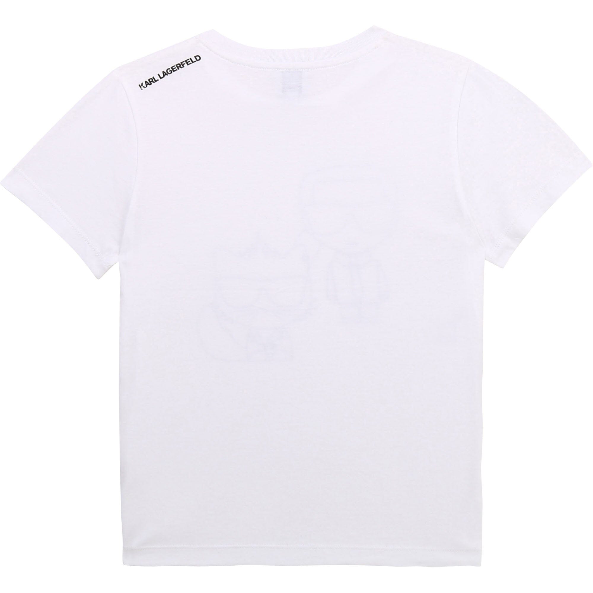 KARL LAGERFELD KIDS T-Shirt weiß iconic Bad Cat T-Shirt Karl Lagerfeld