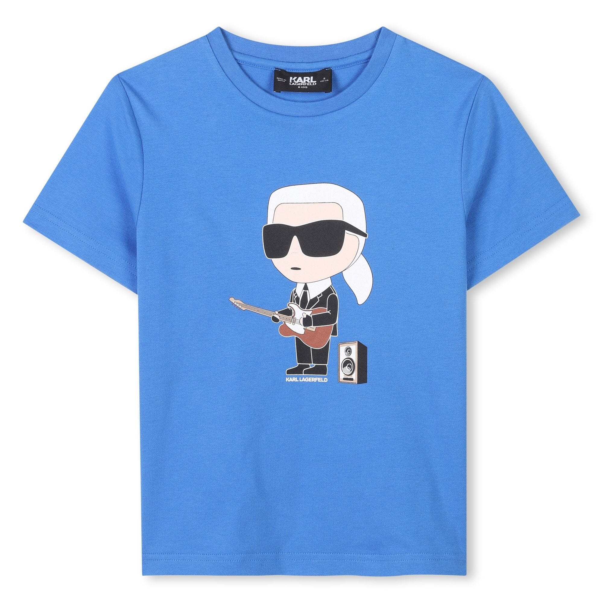 KARL LAGERFELD T-Shirt mit ICONIK-KARL-Motiv und Gitarre T-Shirt Karl Lagerfeld