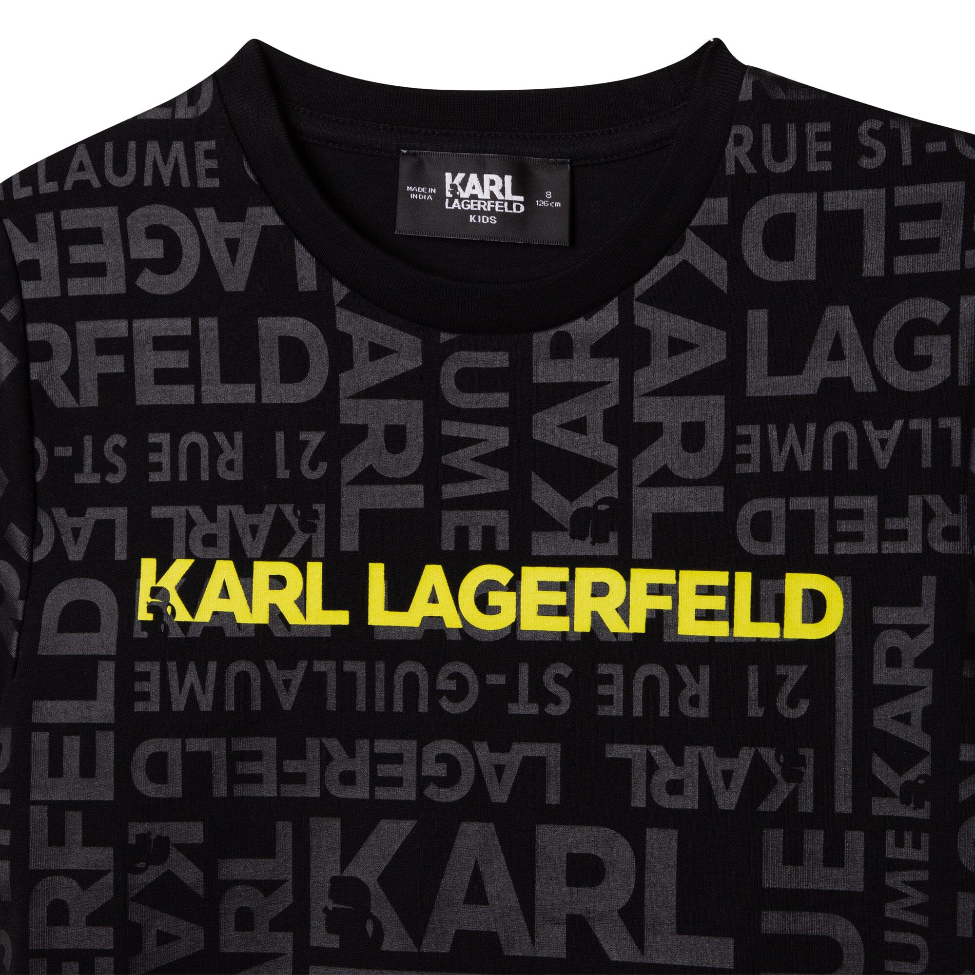 KARL LAGERFELD KIDS T-Shirt Logo schwarz T-Shirt Karl Lagerfeld