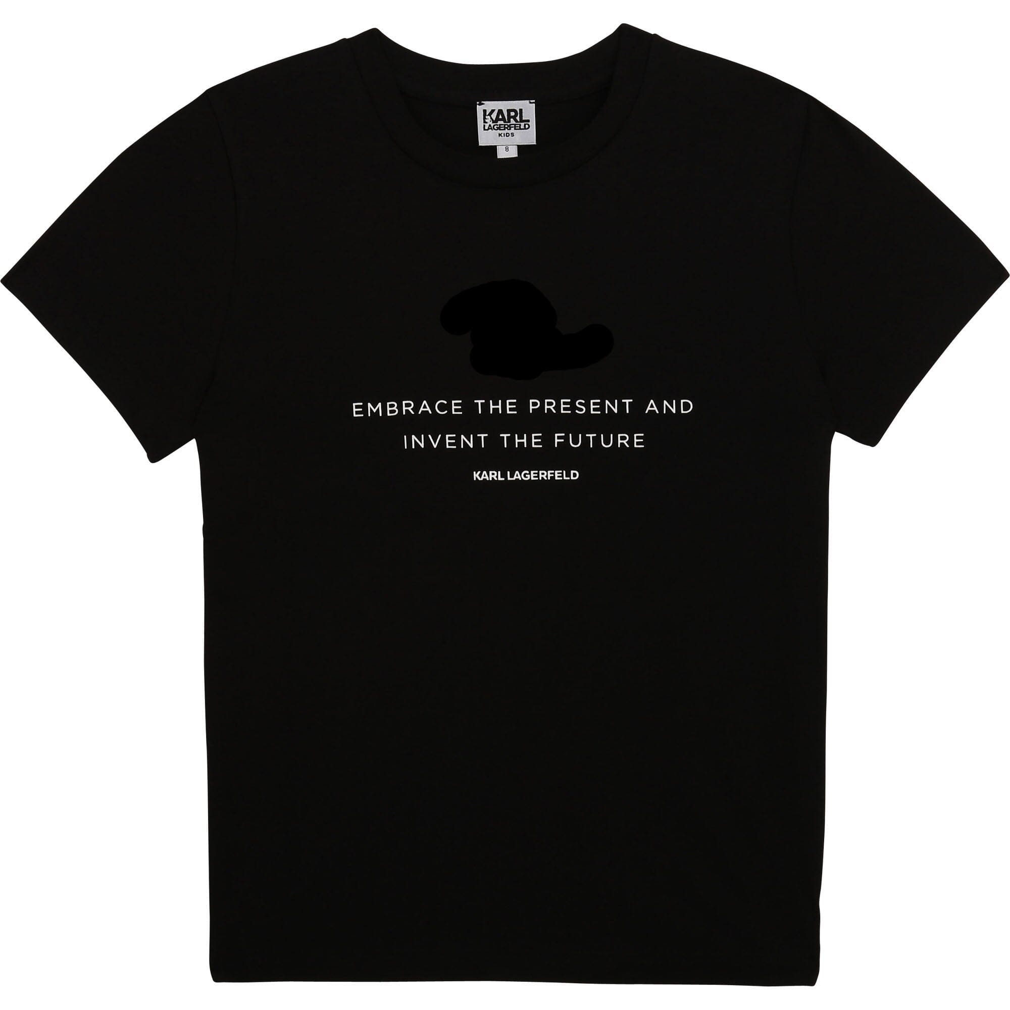 KARL LAGERFELD KIDS T-Shirt schwarz mit Spruch T-Shirt Karl Lagerfeld