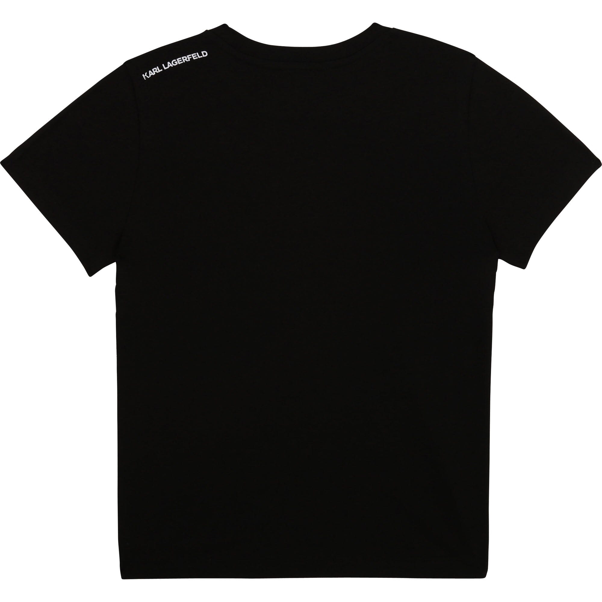 KARL LAGERFELD KIDS T-Shirt schwarz mit Spruch T-Shirt Karl Lagerfeld
