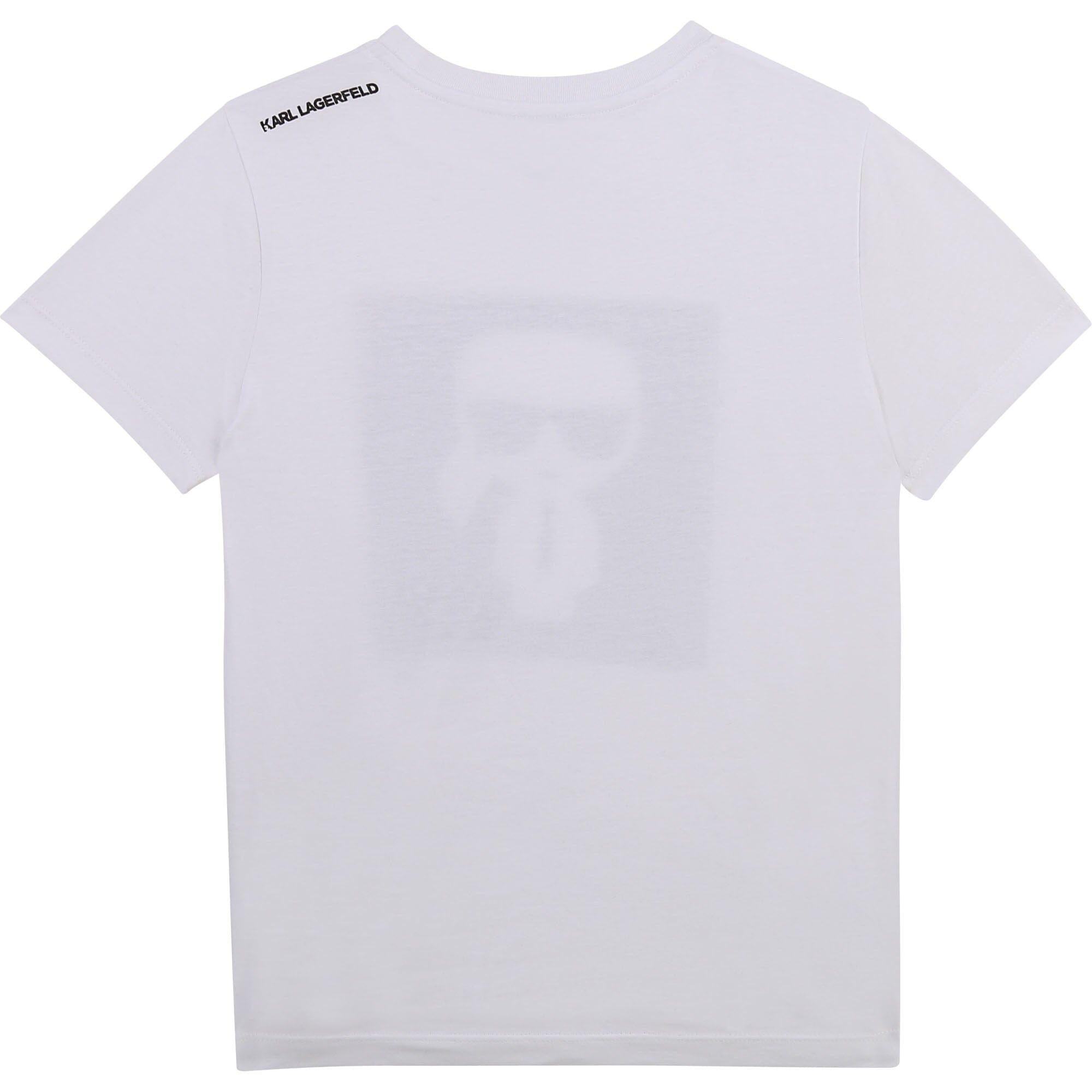 KARL LAGERFELD KIDS T-Shirt weiß ikonisch T-Shirt Karl Lagerfeld