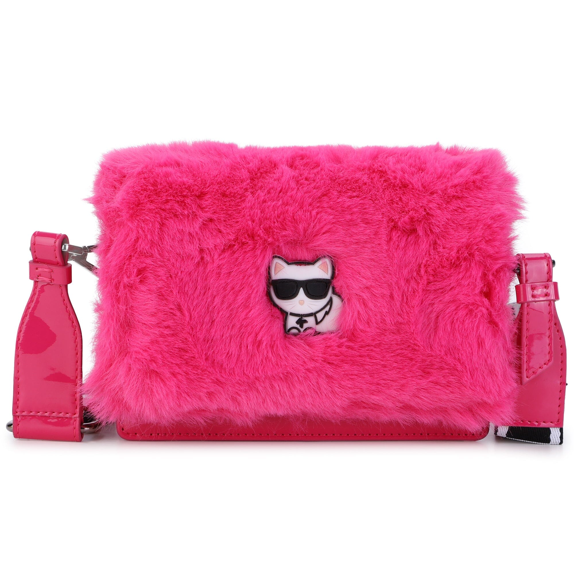 KARL LAGERFELD KIDS Tasche ikonisch pink Fell Tasche Karl Lagerfeld