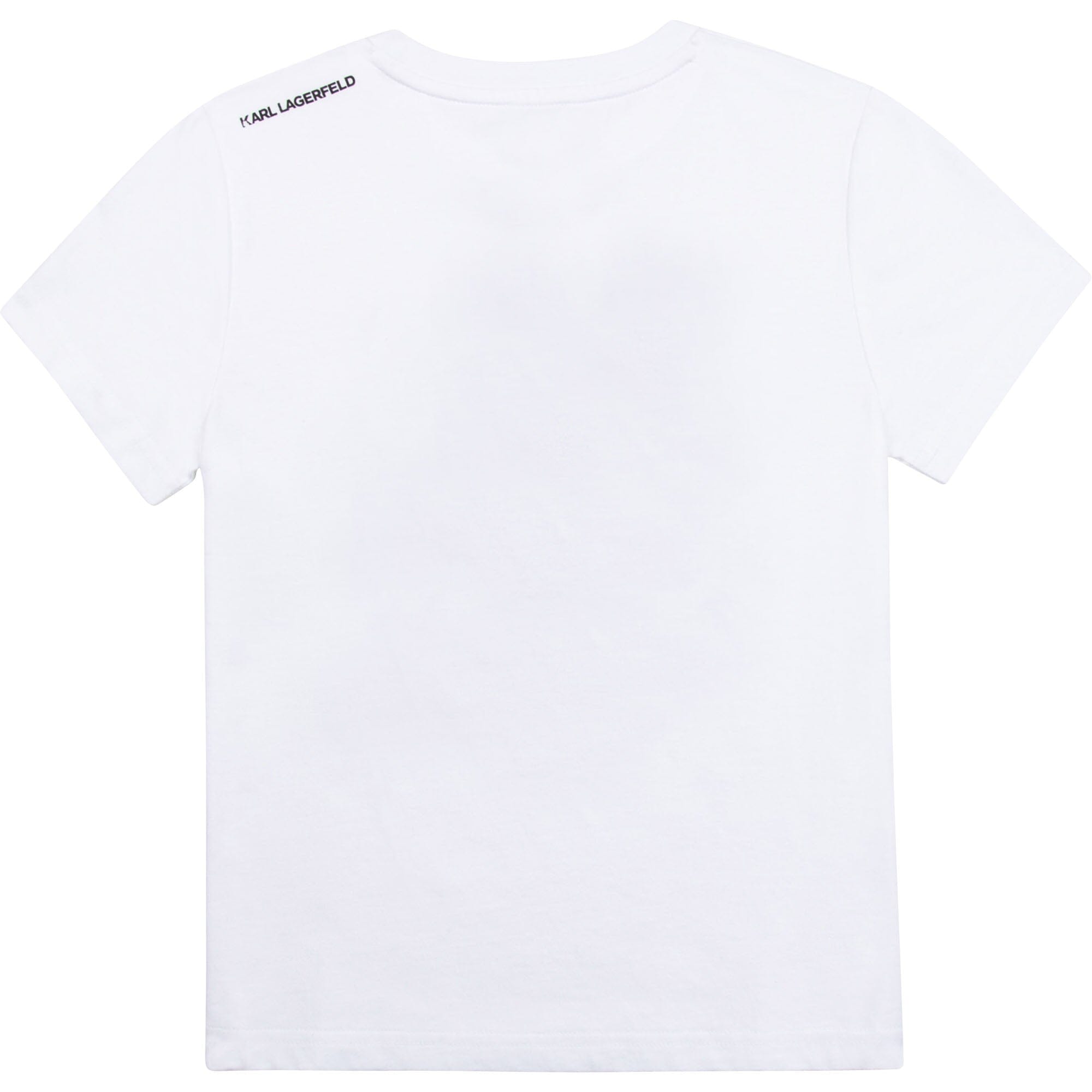 KARL LAGERFELD KIDS T-Shirt weiß Katze Choupette bad cat T-Shirt Karl Lagerfeld