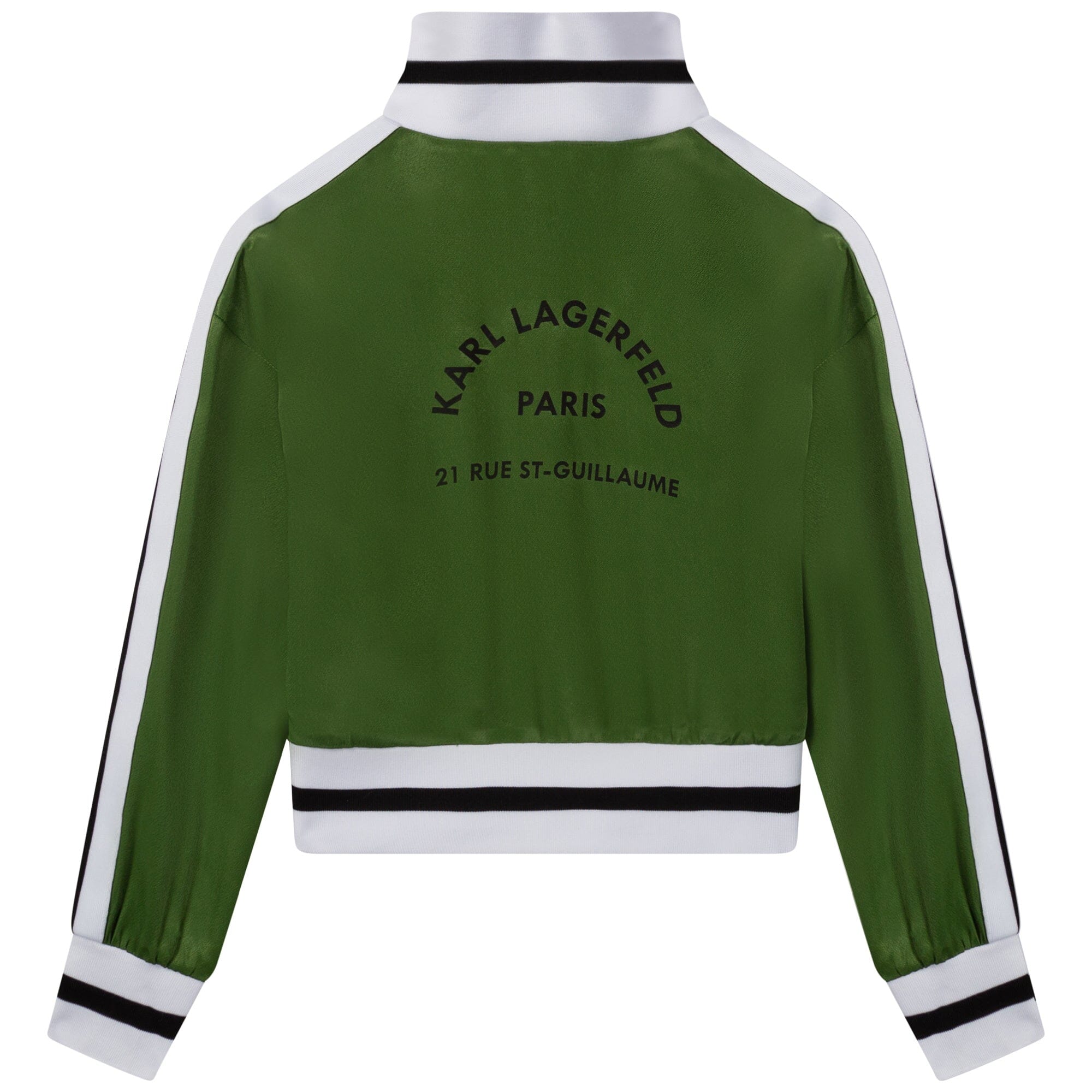 KARL LAGERFELD KIDS Trainingsjacke in Olive Größe 8-16 Jahre Jacke Karl Lagerfeld