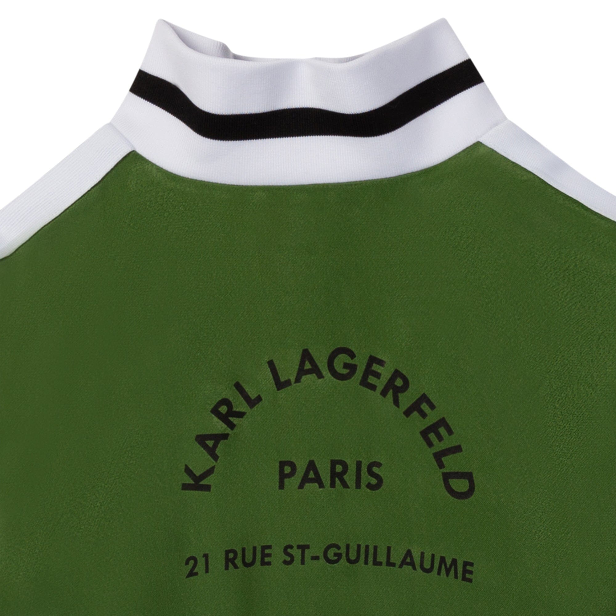 KARL LAGERFELD KIDS Trainingsjacke in Olive Größe 8-16 Jahre Jacke Karl Lagerfeld