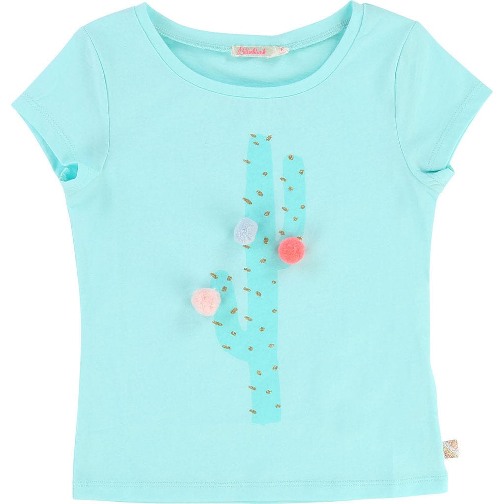 Billieblush T-Shirt Kaktus türkis T-Shirt Billieblush