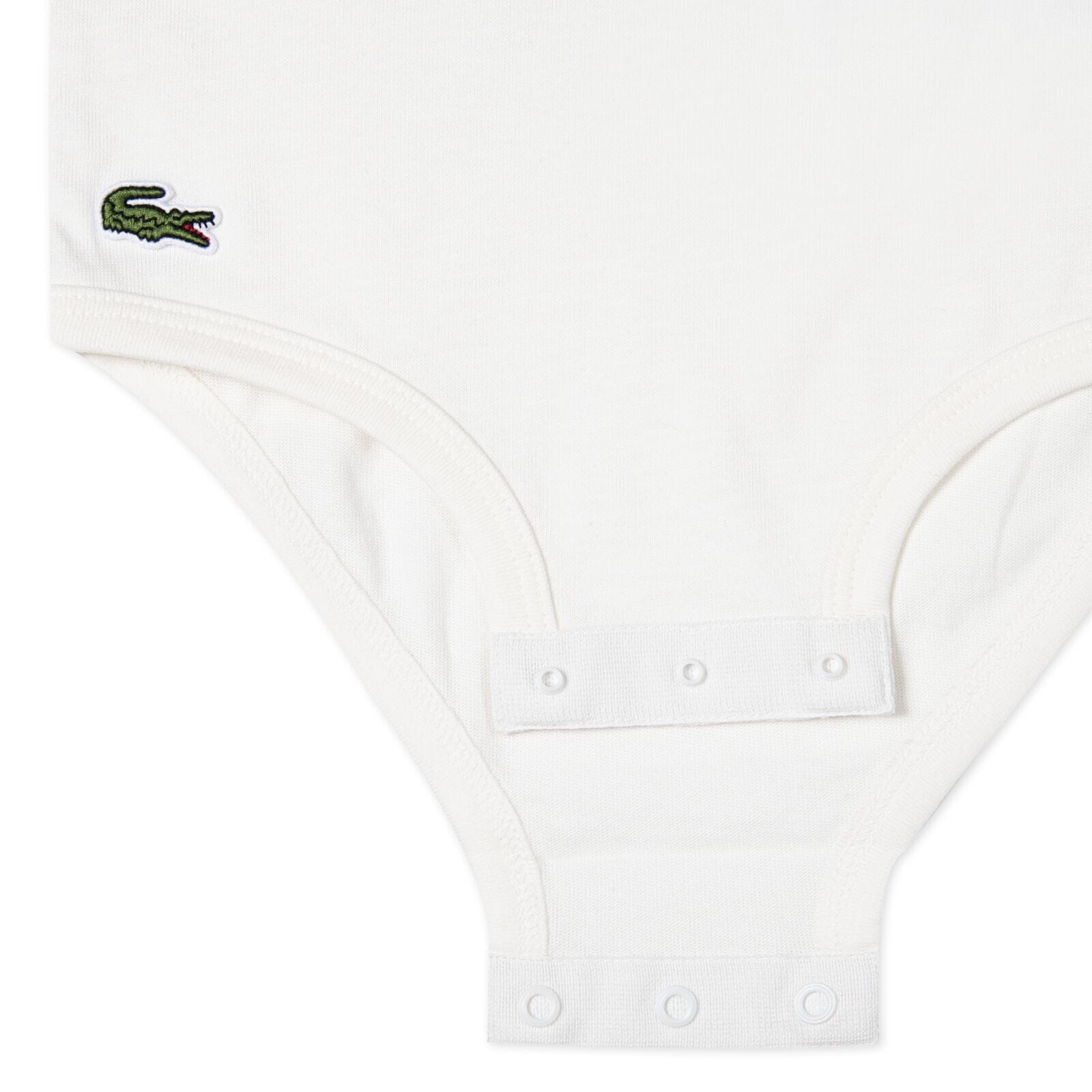LACOSTE Baby-Set „Croc 3-teilig“ – Kapuzenjacke, Jogger & Body, Grün/Cream Baby Kombination Lacoste