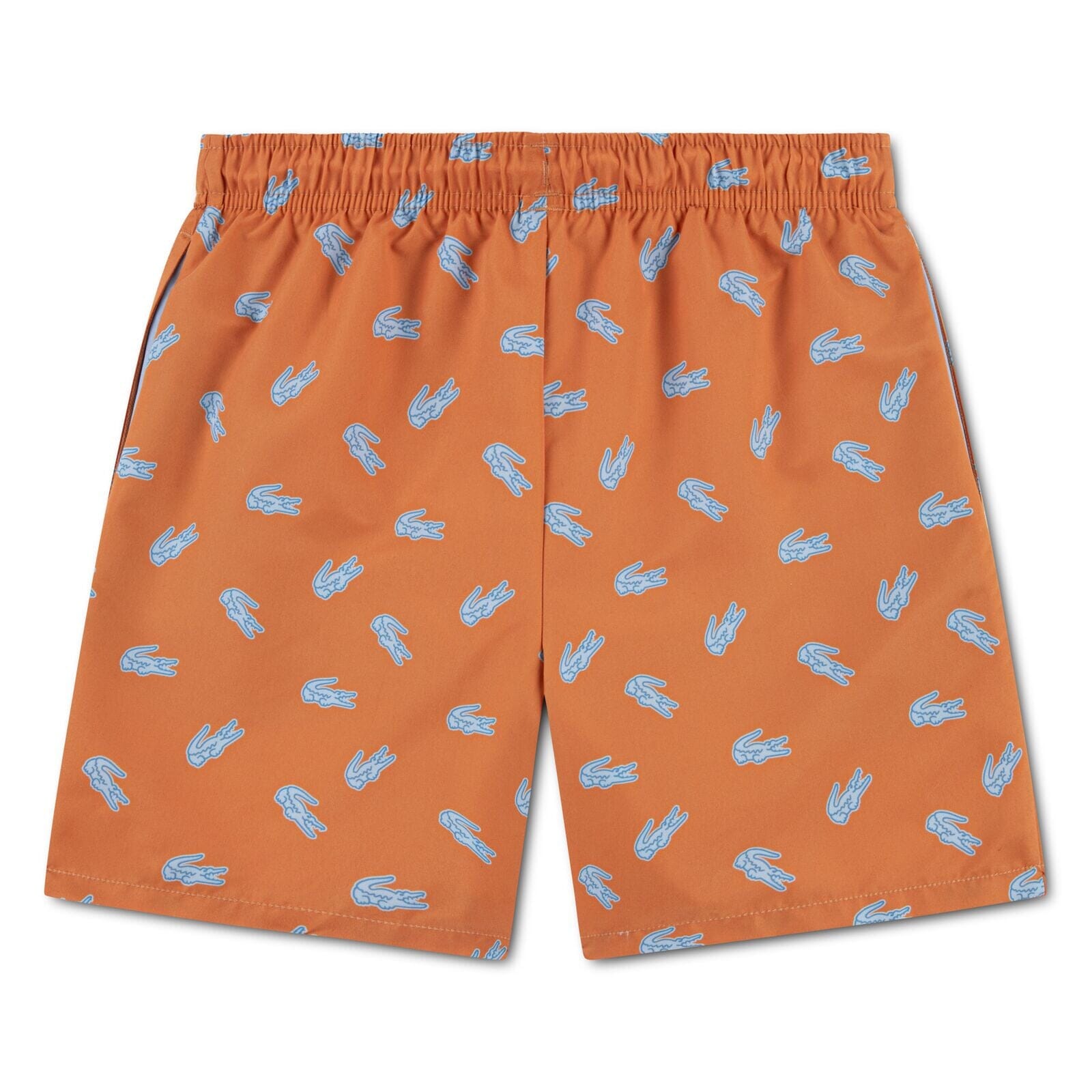 Lacoste Jungen Badehose aus Taft orange Badehose Lacoste