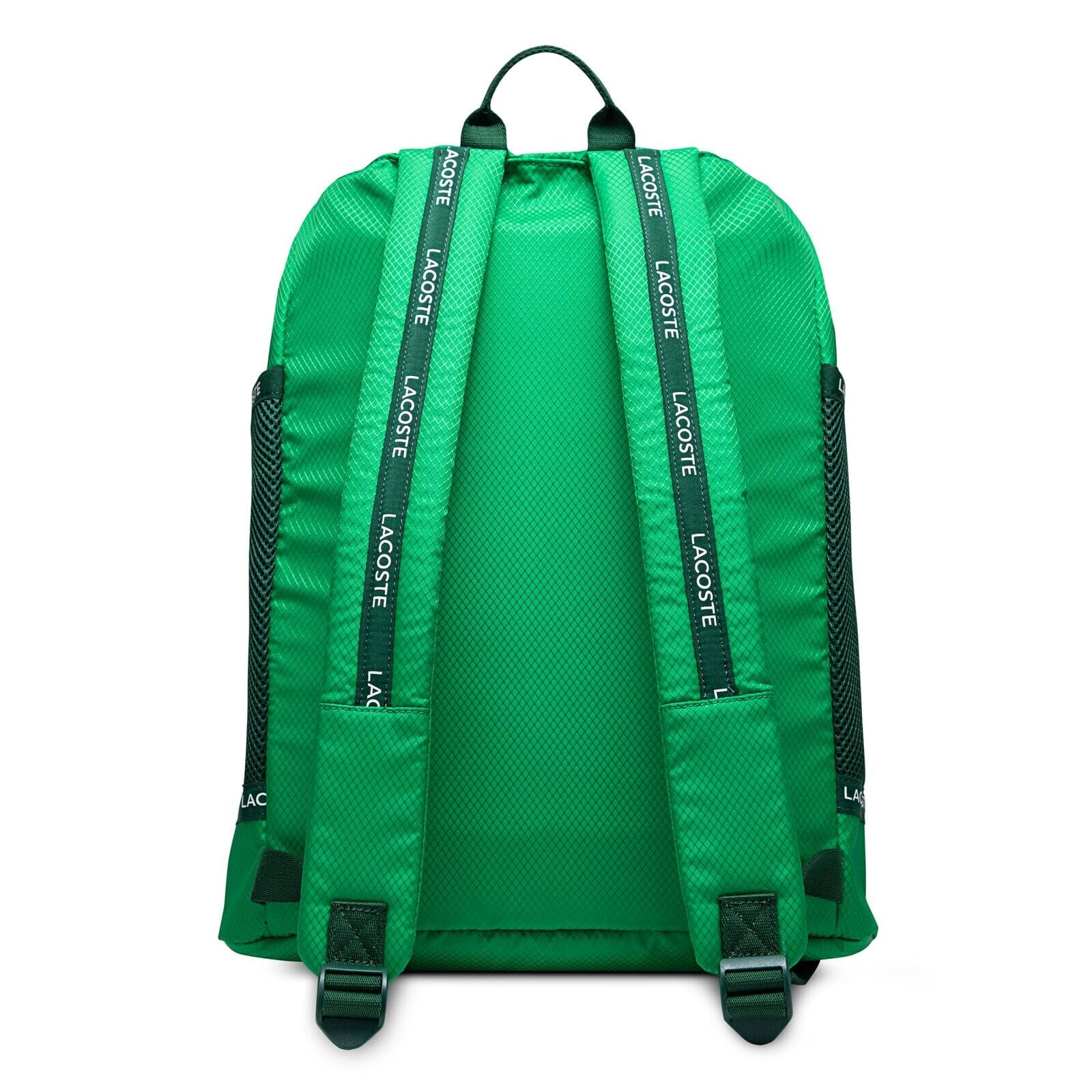 Lacoste Kids Rucksack grün aus recyceltem Material mit Krokodil-Patch Rucksäcke Lacoste