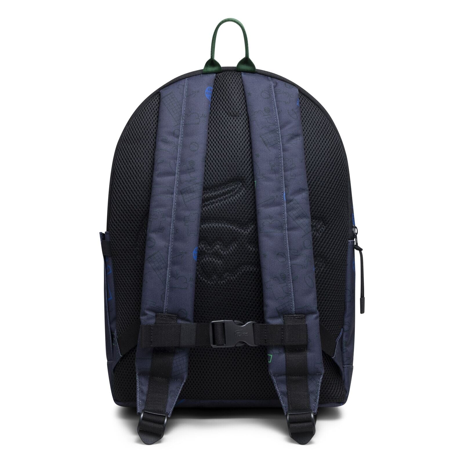 Lacoste Kids Rucksack marine mit lustigem Krokodil-Print Rucksäcke Lacoste