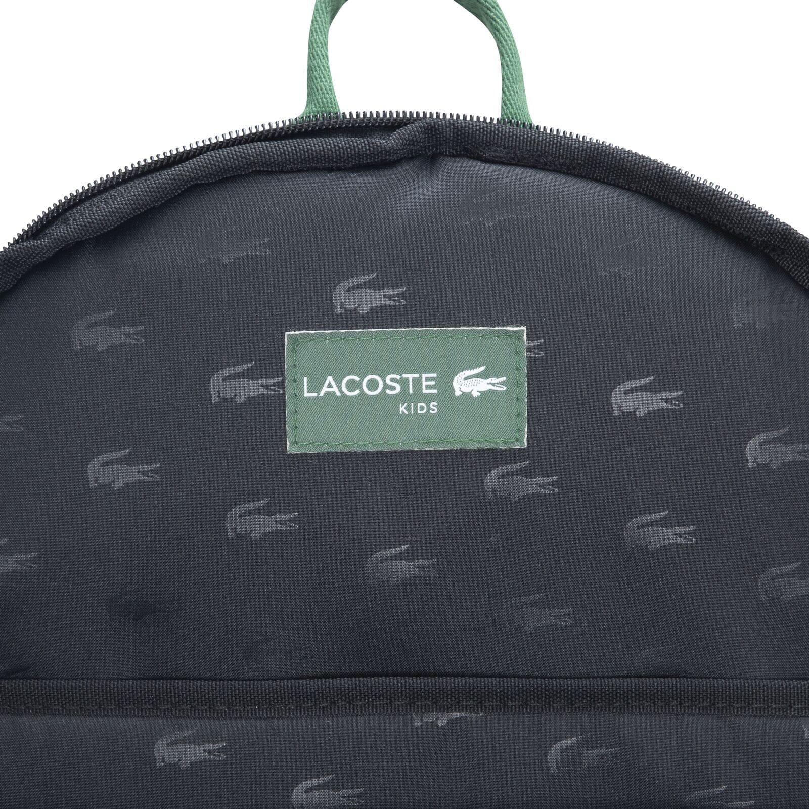 Lacoste Kids Rucksack mit Krokodil-Print & flauschigem Logo Rucksäcke Lacoste