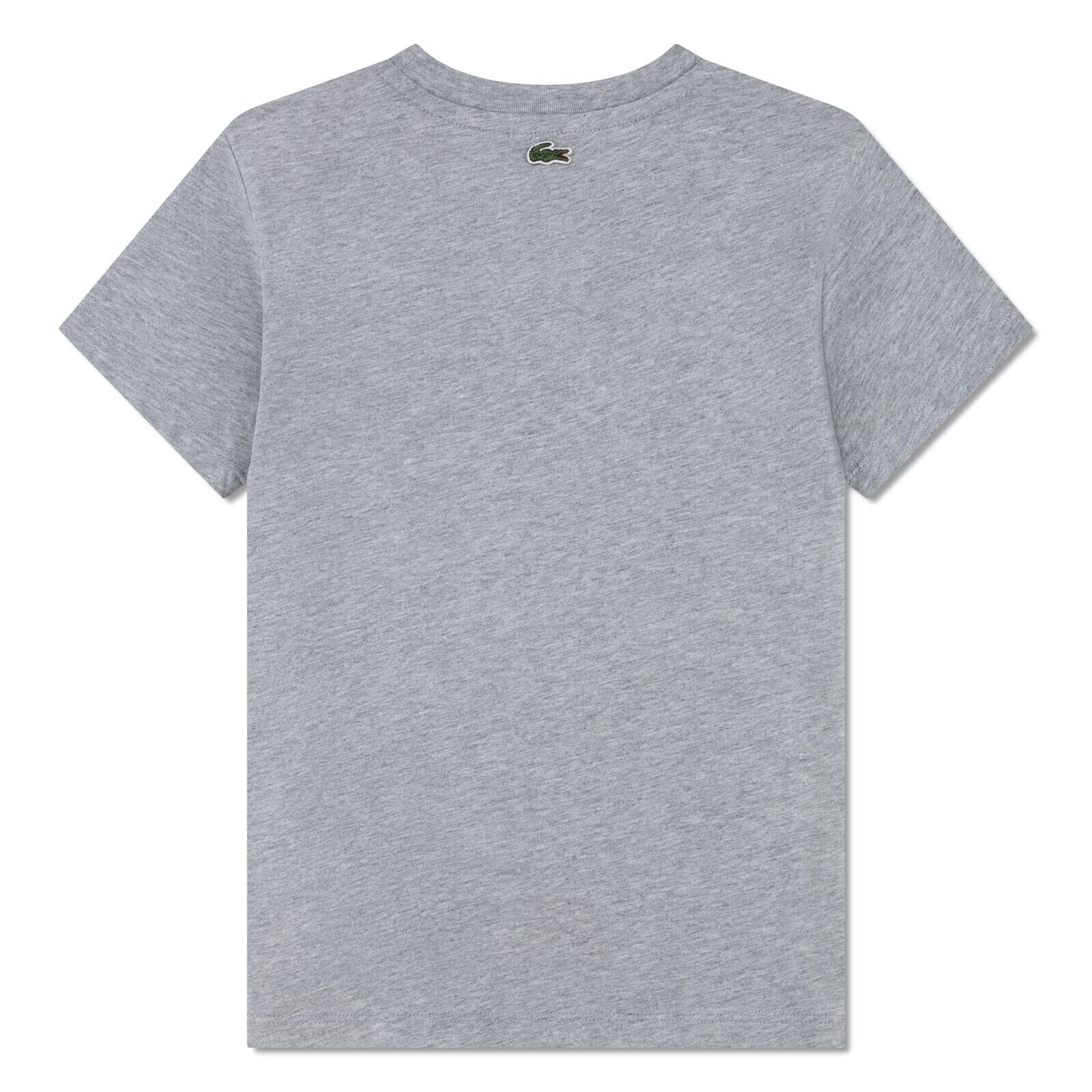 LACOSTE Kids T-Shirt „Big Croc“ – grau meliert T-Shirt Lacoste