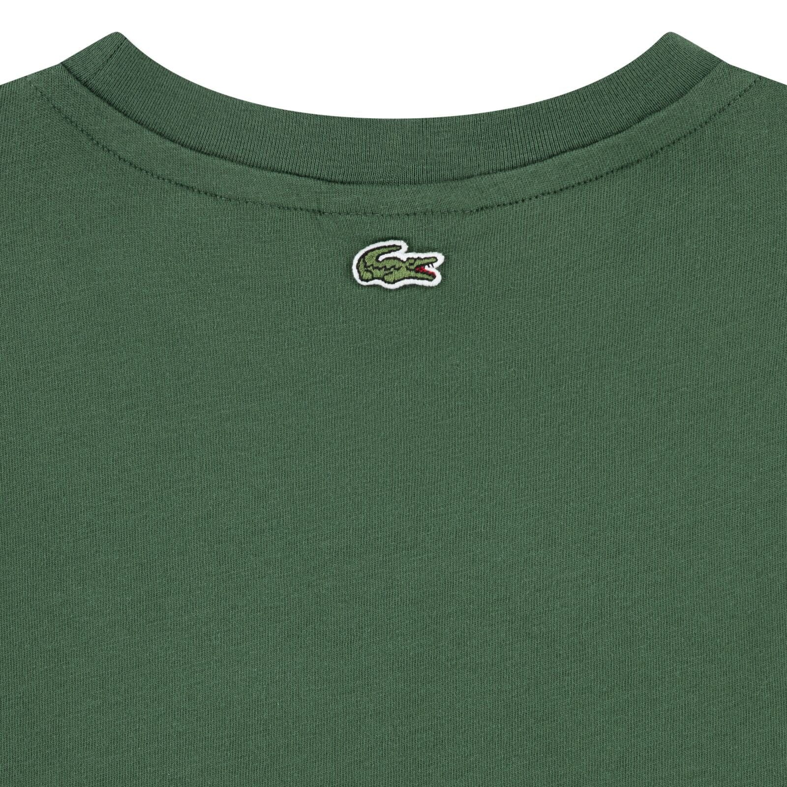 LACOSTE Kids T-Shirt „Big Croc“ – grün T-Shirt Lacoste