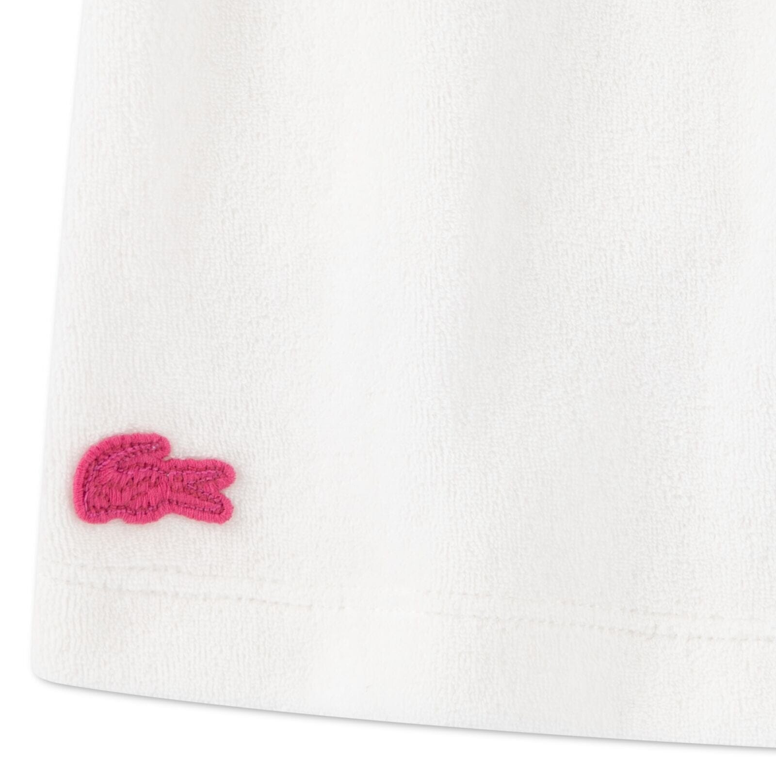 Lacoste Kinder-Rock aus Frottee – weiß Kleider Lacoste