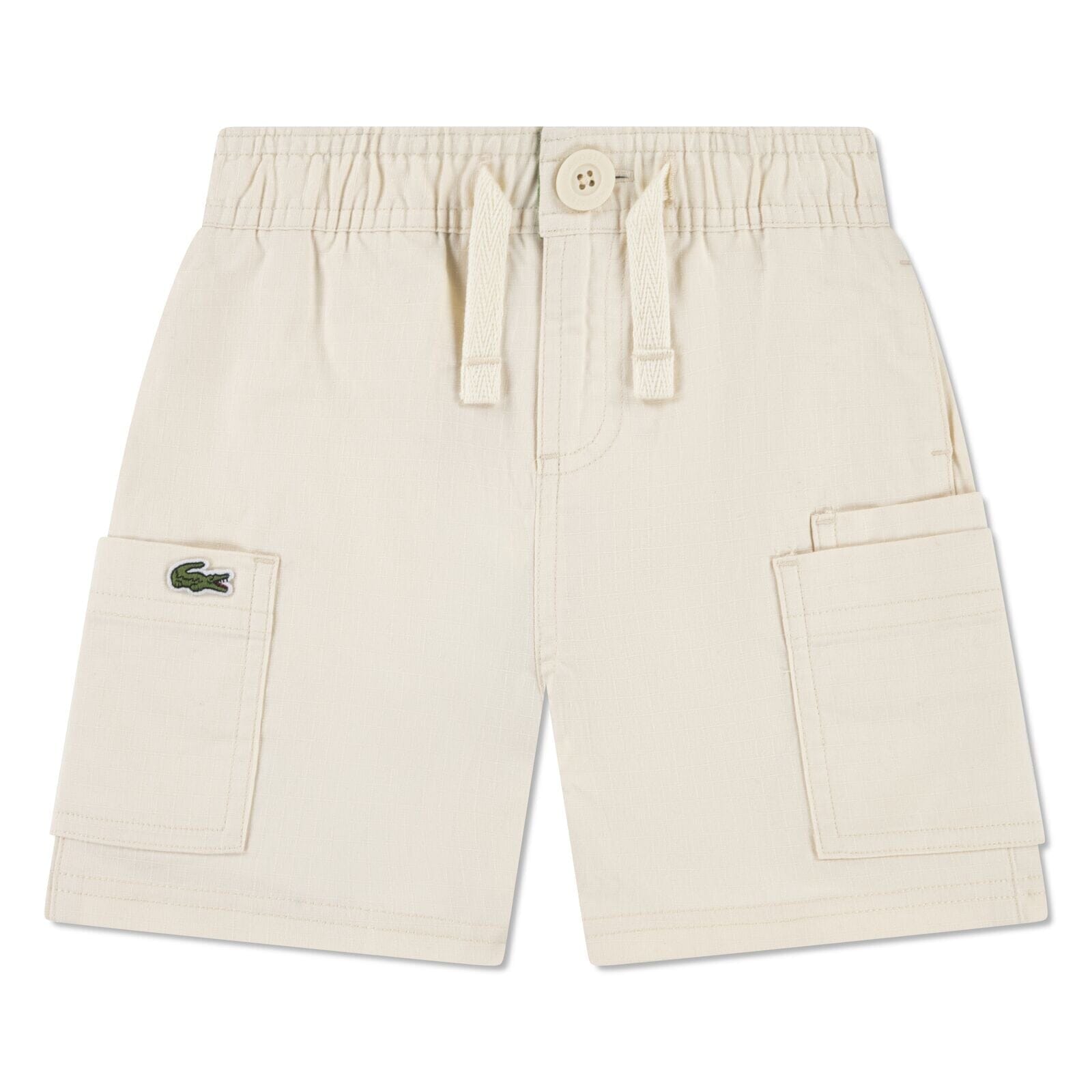 Lacoste Kinder Shorts Ripstop hellbeige Krokodil Shorts Lacoste 6 Jahre ( 110-116)